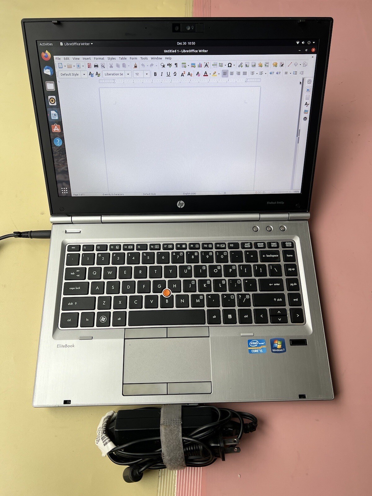 HP Elitebook 8460p 14” Core i5-2520M 2.5GHz 12GB RAM 500GB HDD WEBCAM BLUETOOTH
