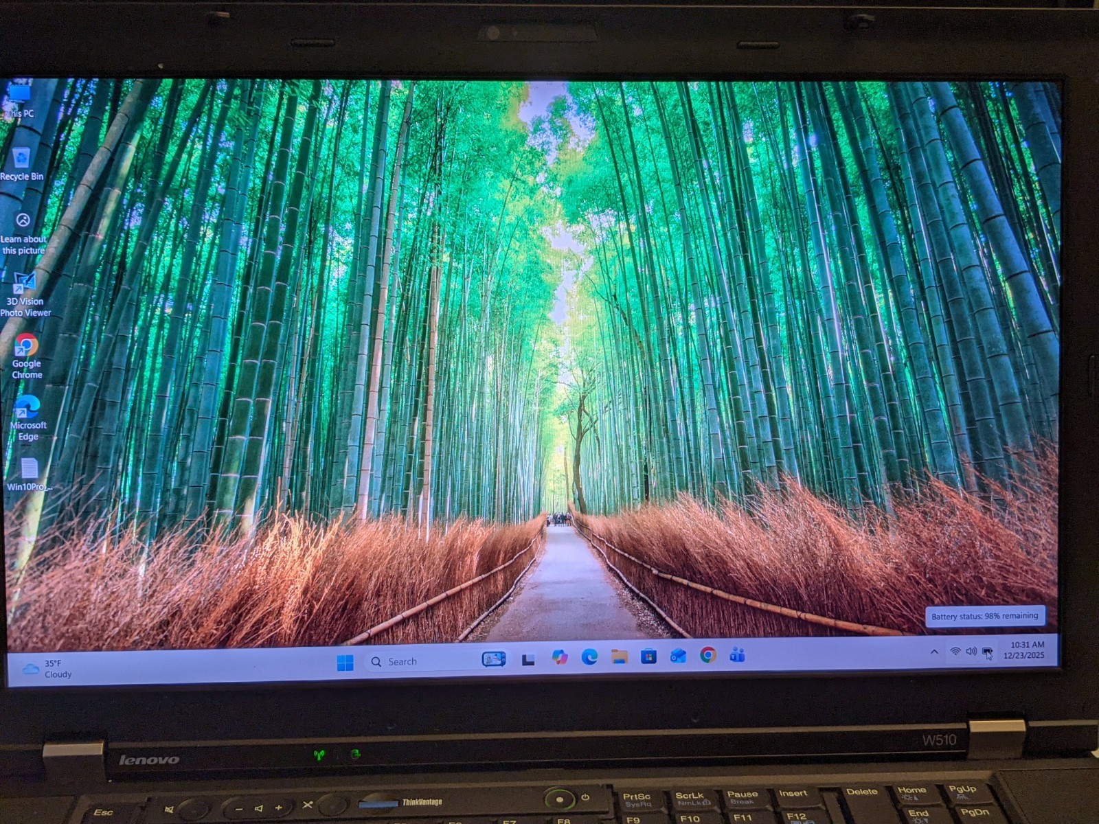 Lenovo ThinkPad W510 15.6″ Intel Core i7-720QM 1.60GHz 16GB RAM 256GB SSD Win11