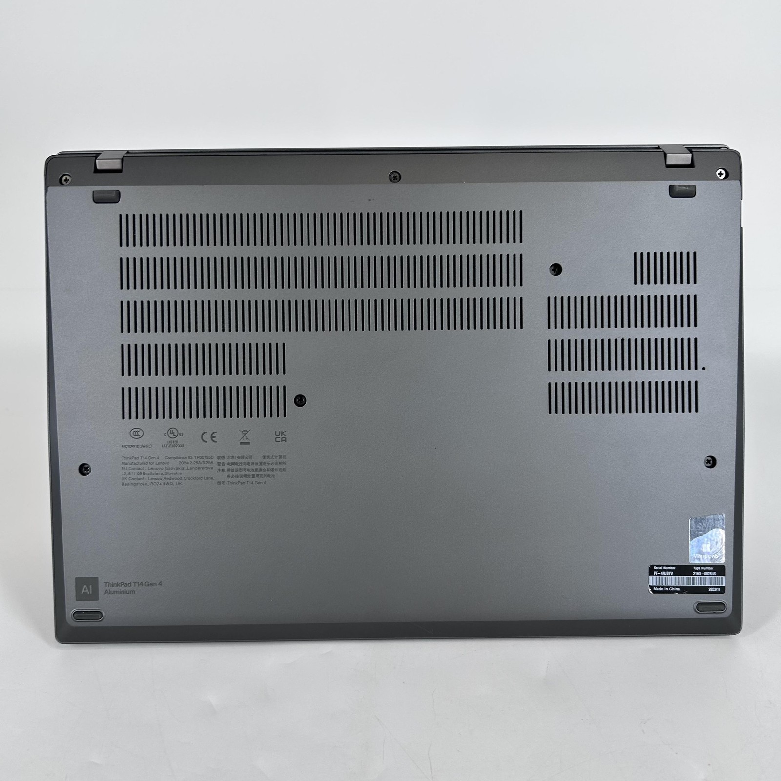 Lenovo ThinkPad T14 Gen 4 Gray FHD+ TOUCH 1.3 GHz i5-1335U 16GB 512GB SSD Good