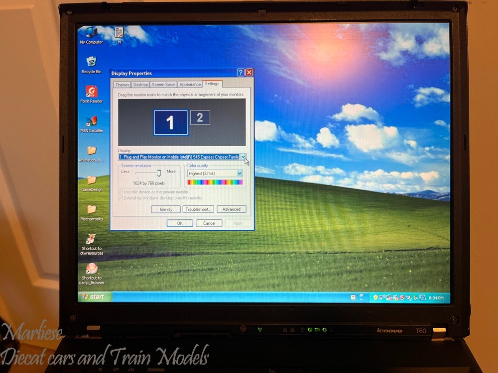 Lenovo ThinkPad T60 Core 2 Duo 1.83GHz 1GB RAM 60GB HDD Windows XP – Tested