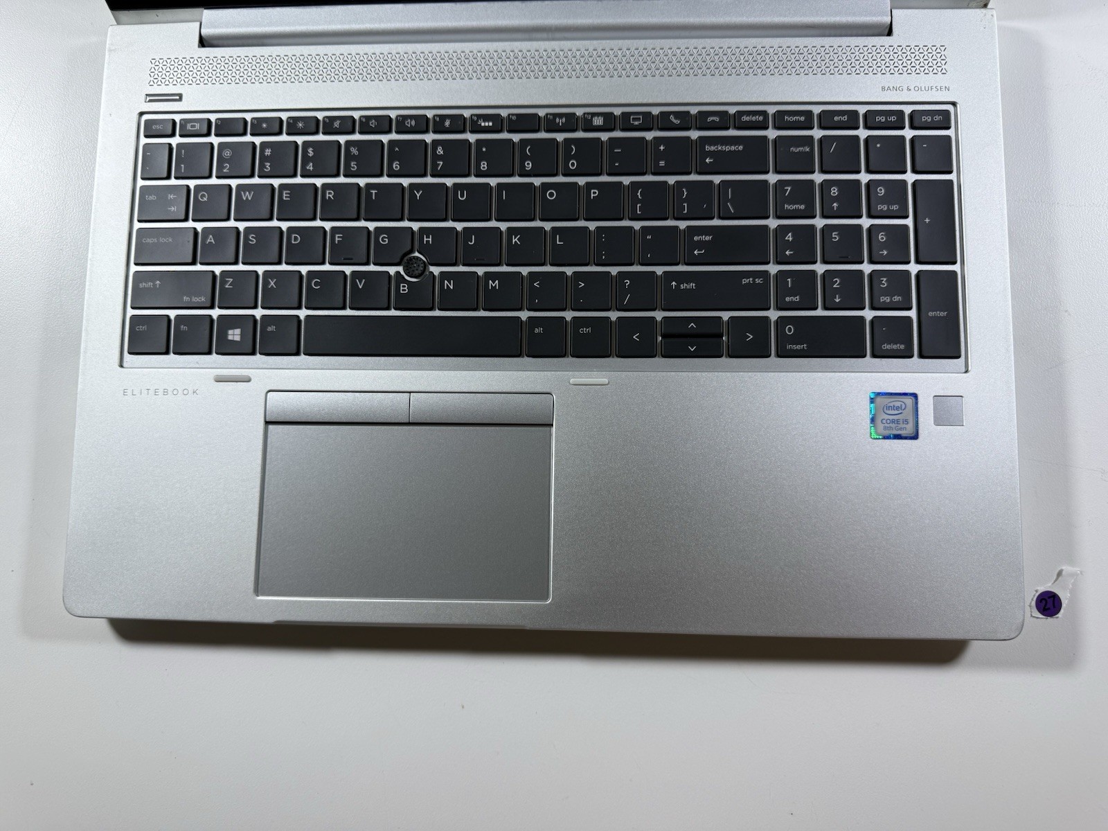 HP EliteBook 850 G5 15.6″ i5-8250U 256GB SSD 4GB DDR4 Silver Laptop Touch Read