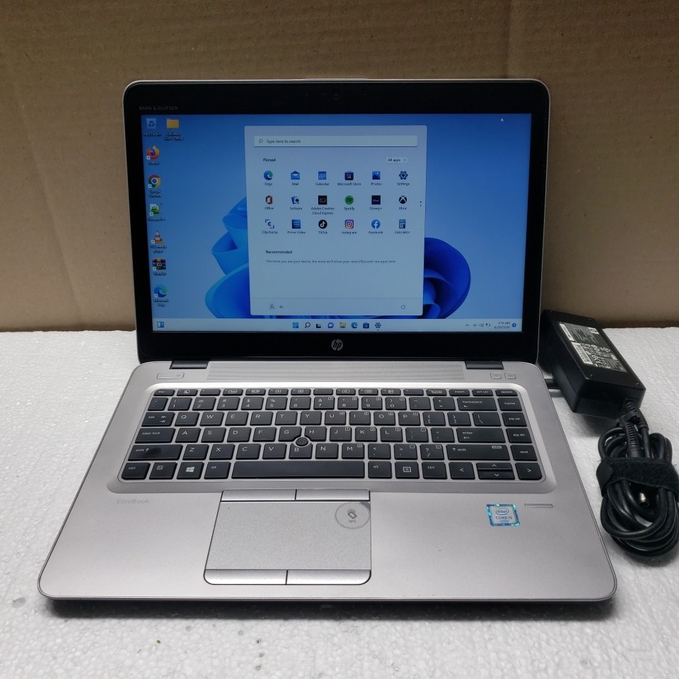 HP EliteBook 840 G3 14″ i5-6200U @ 2.3Ghz 8gb Ram 128gb SSD W11