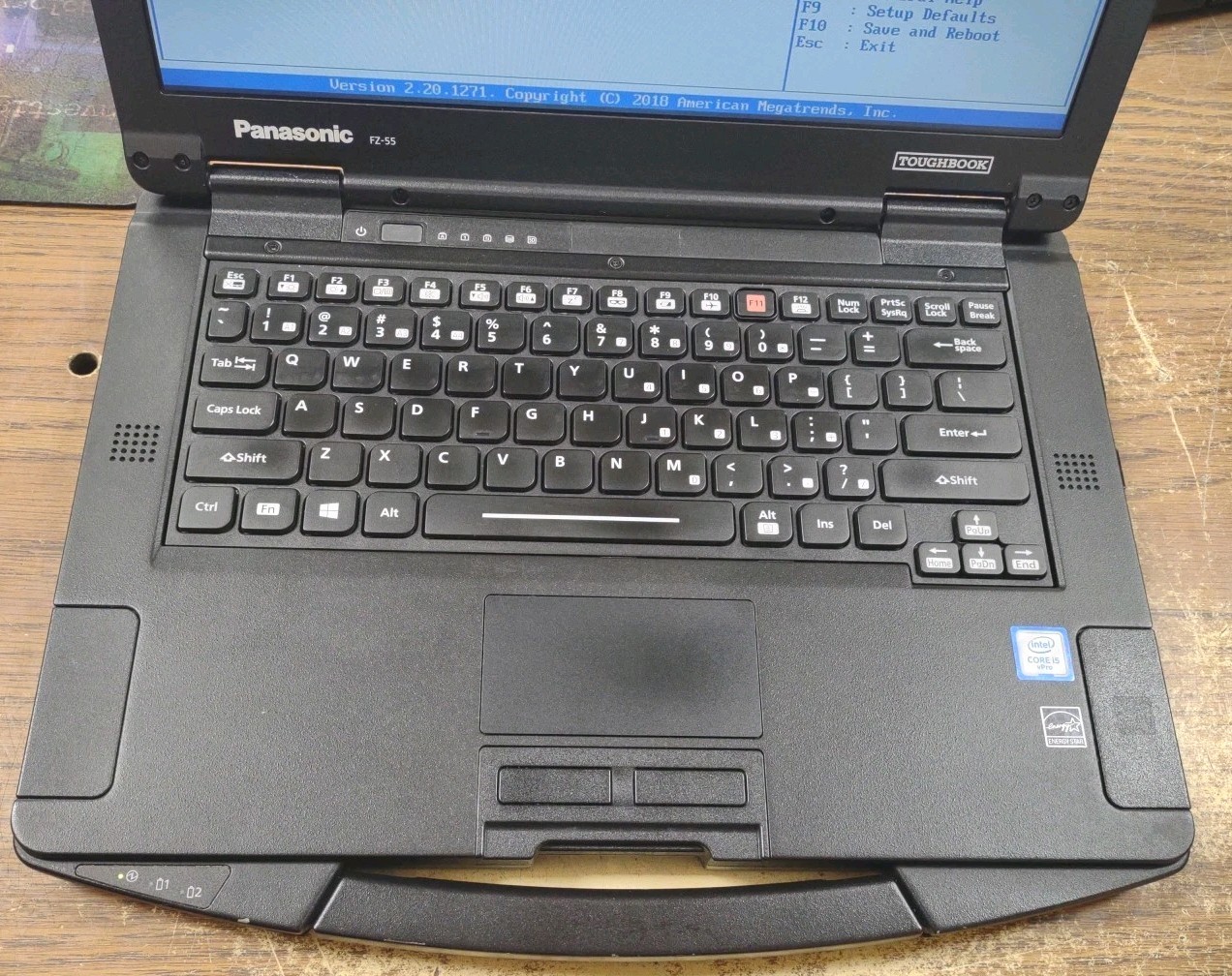Panasonic ToughBook FZ-55 W/ i5-8365U, 256GB SSD, 16GB RAM. NON TOUCH