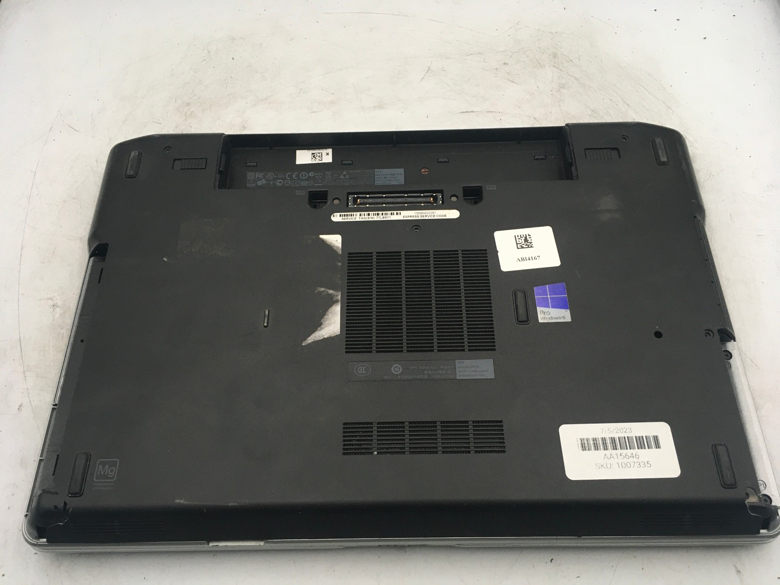 DELL LATITUDE E6430 – FOR PARTS/REPAIR – INTEL I5 3RD GEN – NO RAM -READ DESC-BB