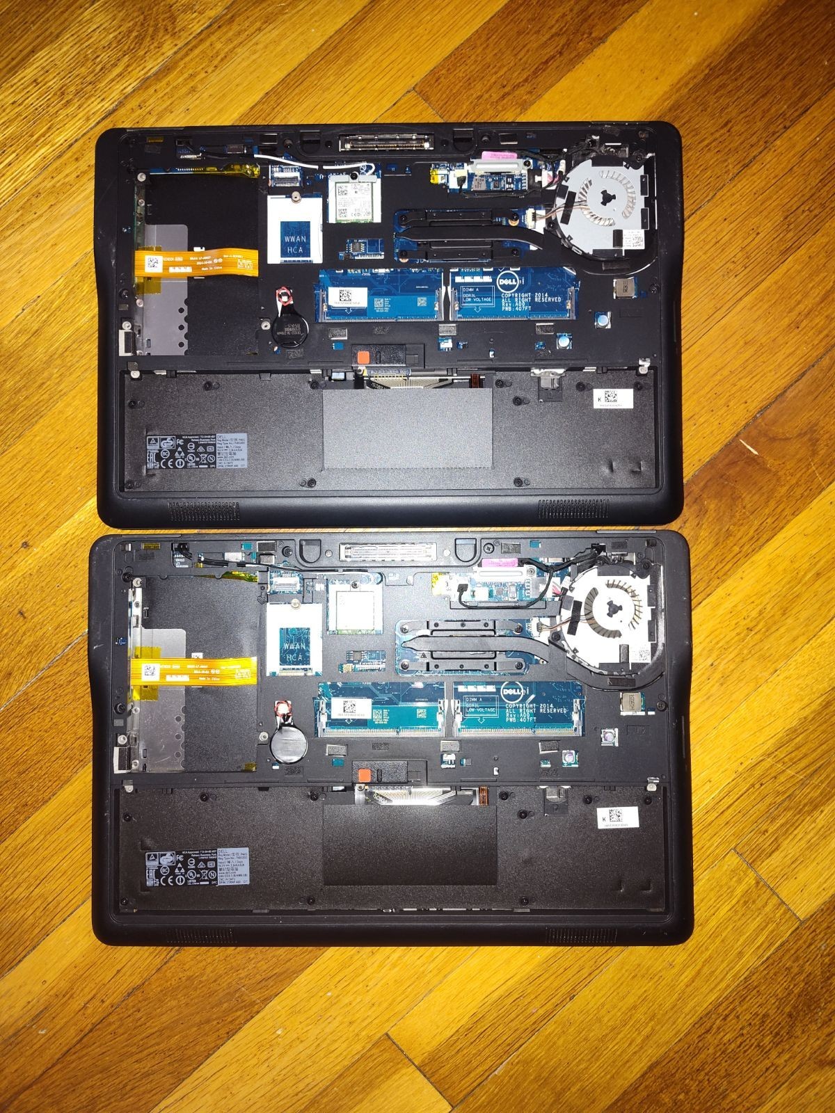 2x Dell Latitude E7450 Ultrabook BROKEN/WONT TURN ON/NO RAM/OS/HDD/COVER/CHARGER