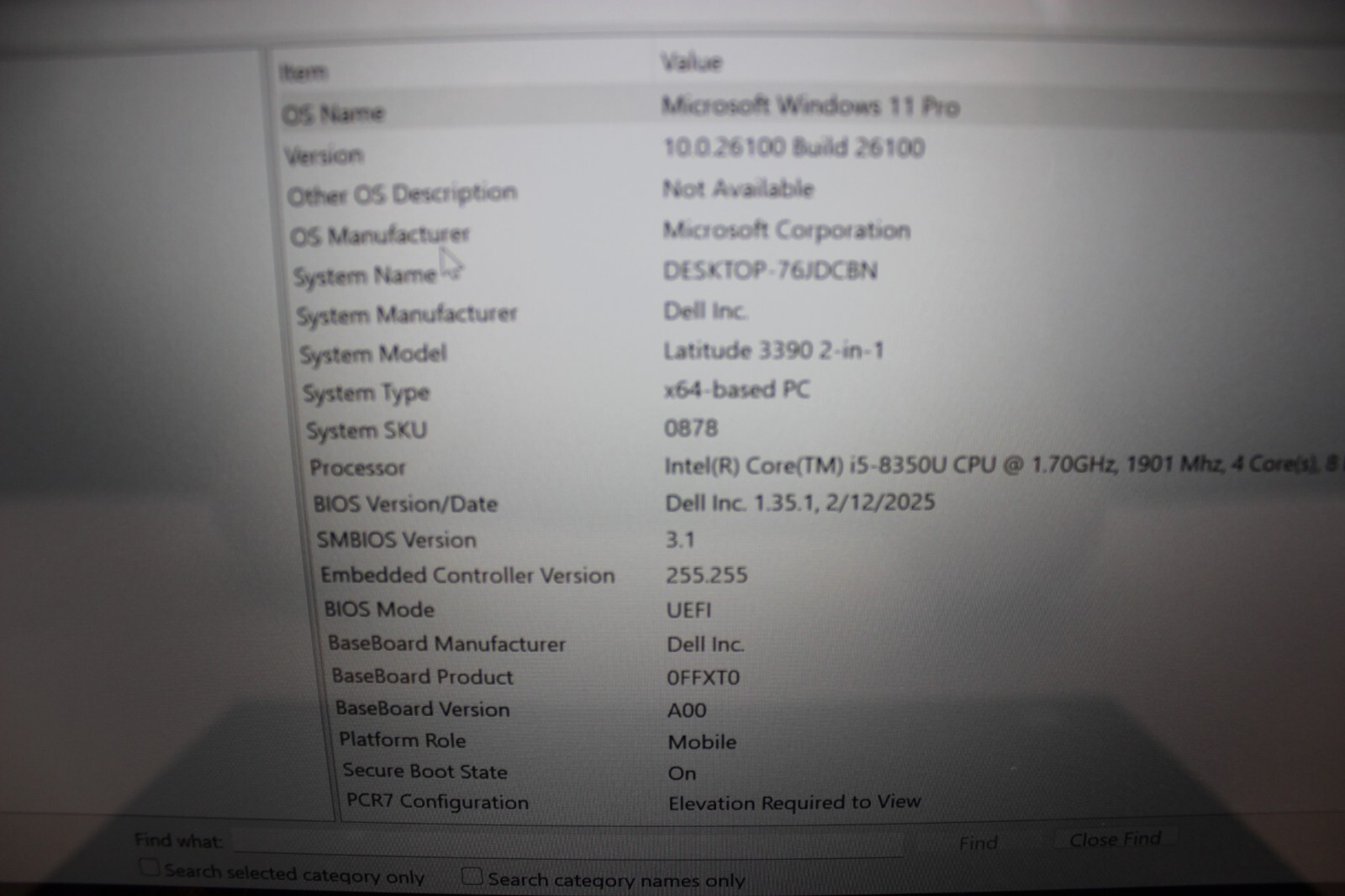 Dell Latitude 3390 2in1 I5-8350 256GB SSD 16GB Win11Pro-Touchscreen