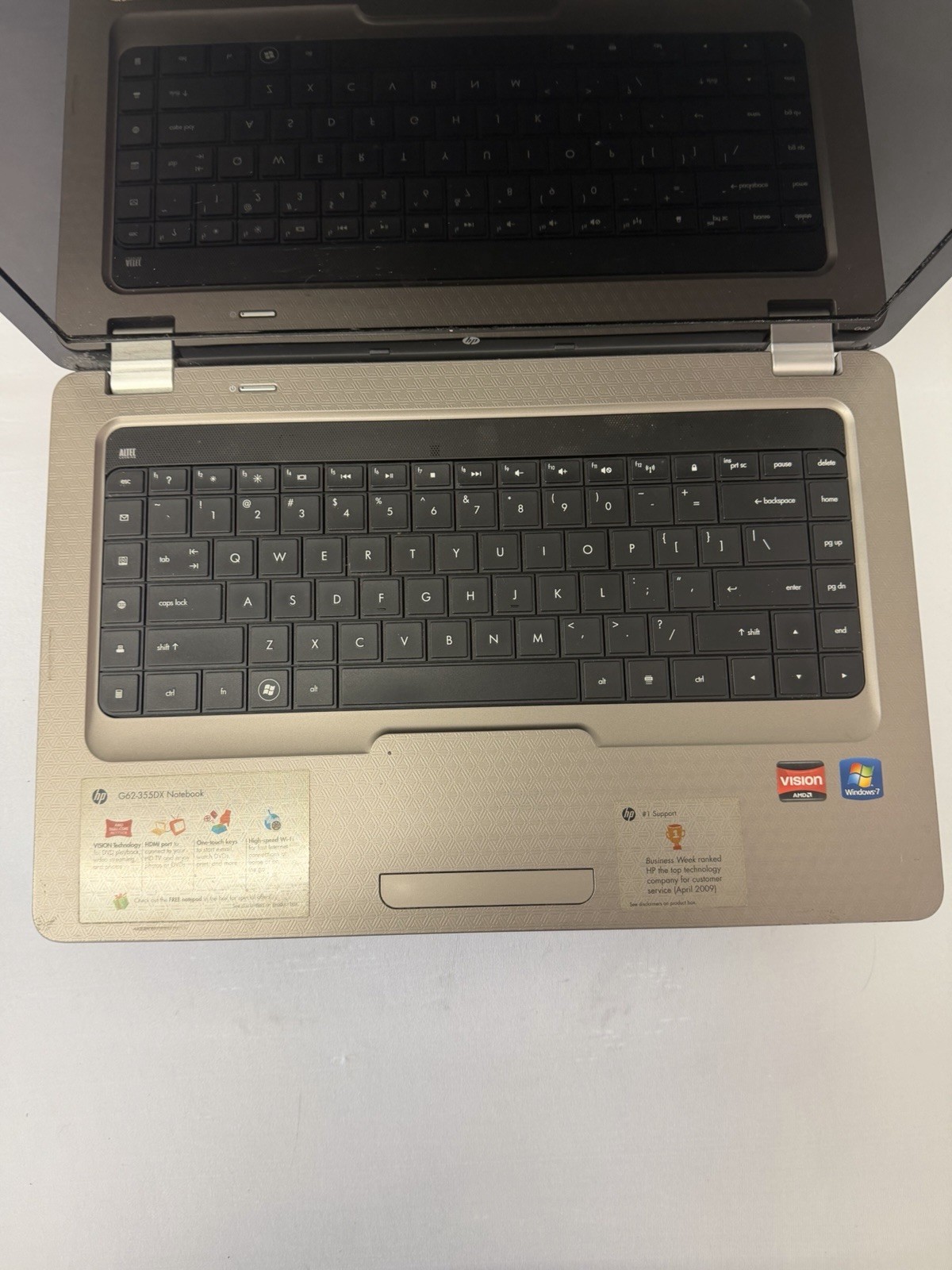 HP Notebook G62-355DX Laptop – AMD – Unknown if Screen is Good – Read Desc