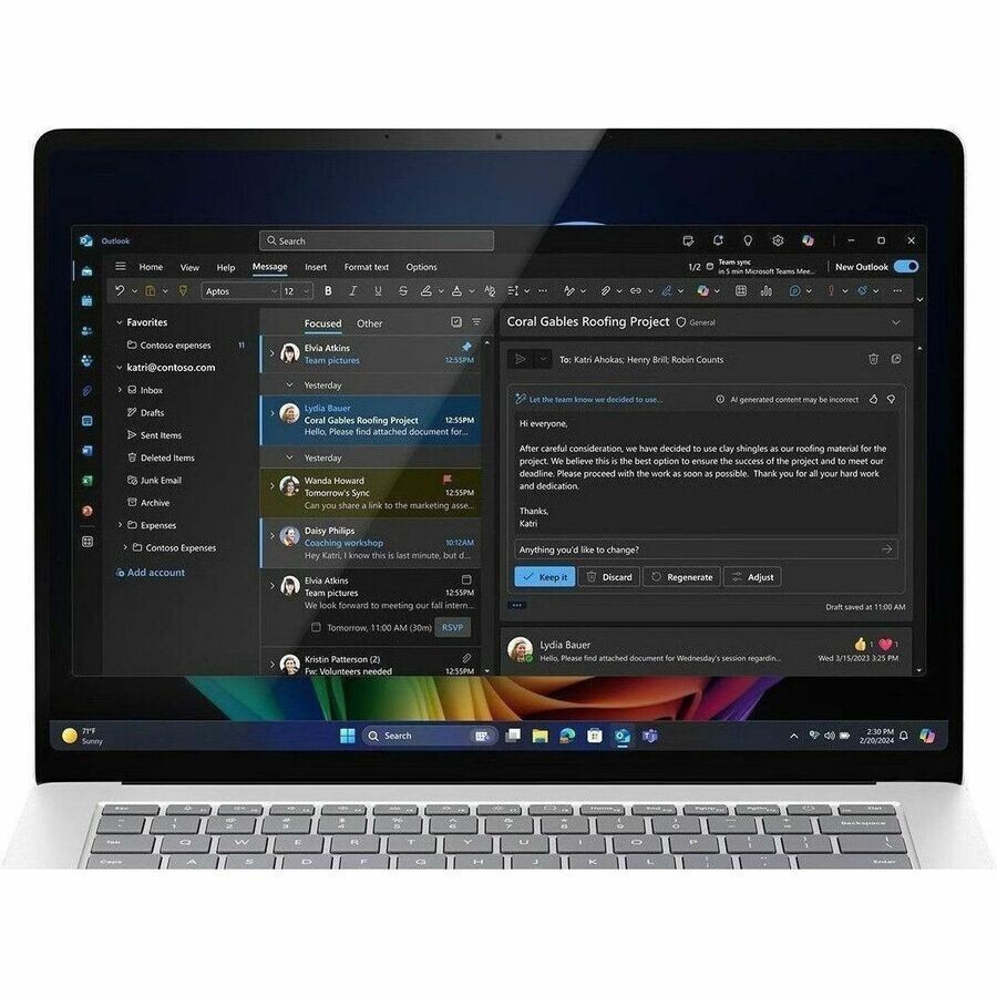 Microsoft EP2-33252 Surface Laptop 7 15″ Touch Intel 7 16G 256G 2496×1664 Win 11