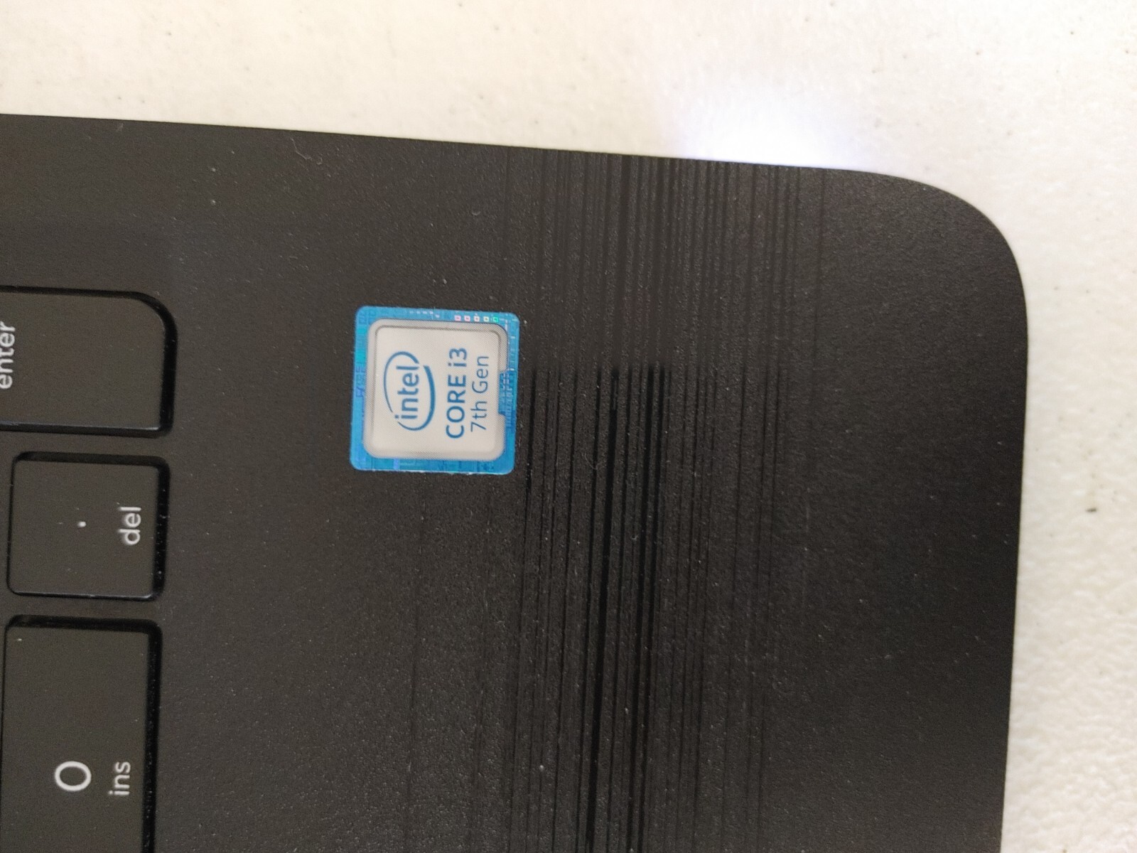 HP Notebook Core i3-7100U@ 2.40GHz, NO RAM , NO HD for parts