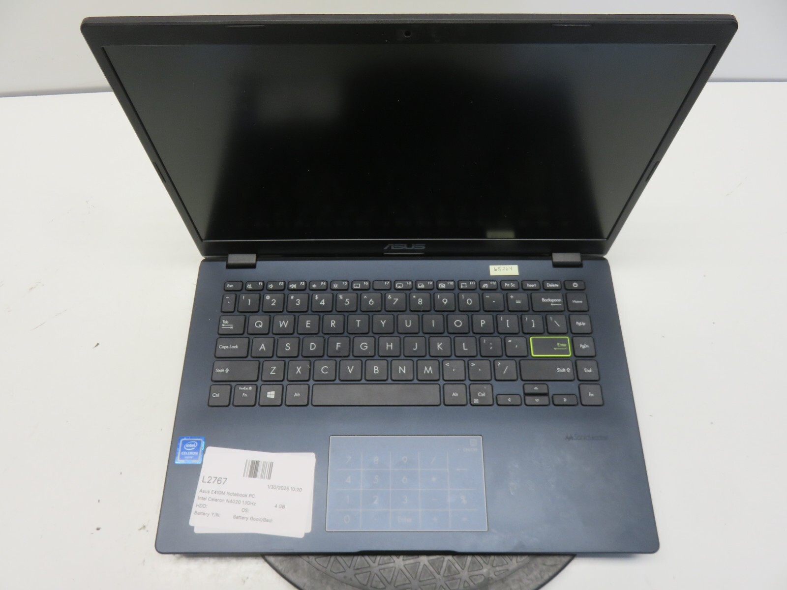 Asus E410M Notebook PC Intel Celeron N4020 1.1GHz 4 GB NO HDD No Batt