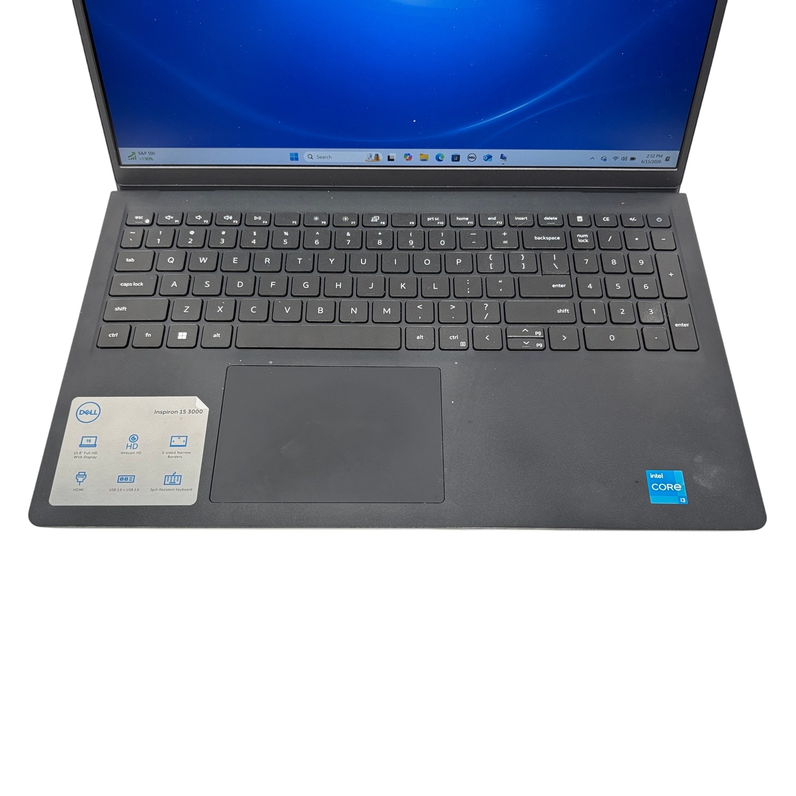 Dell Inspiron 15 3511 P112F 256GB i3-1115G4 3.0GHz 8GB RAM Intel UHD 15.6″