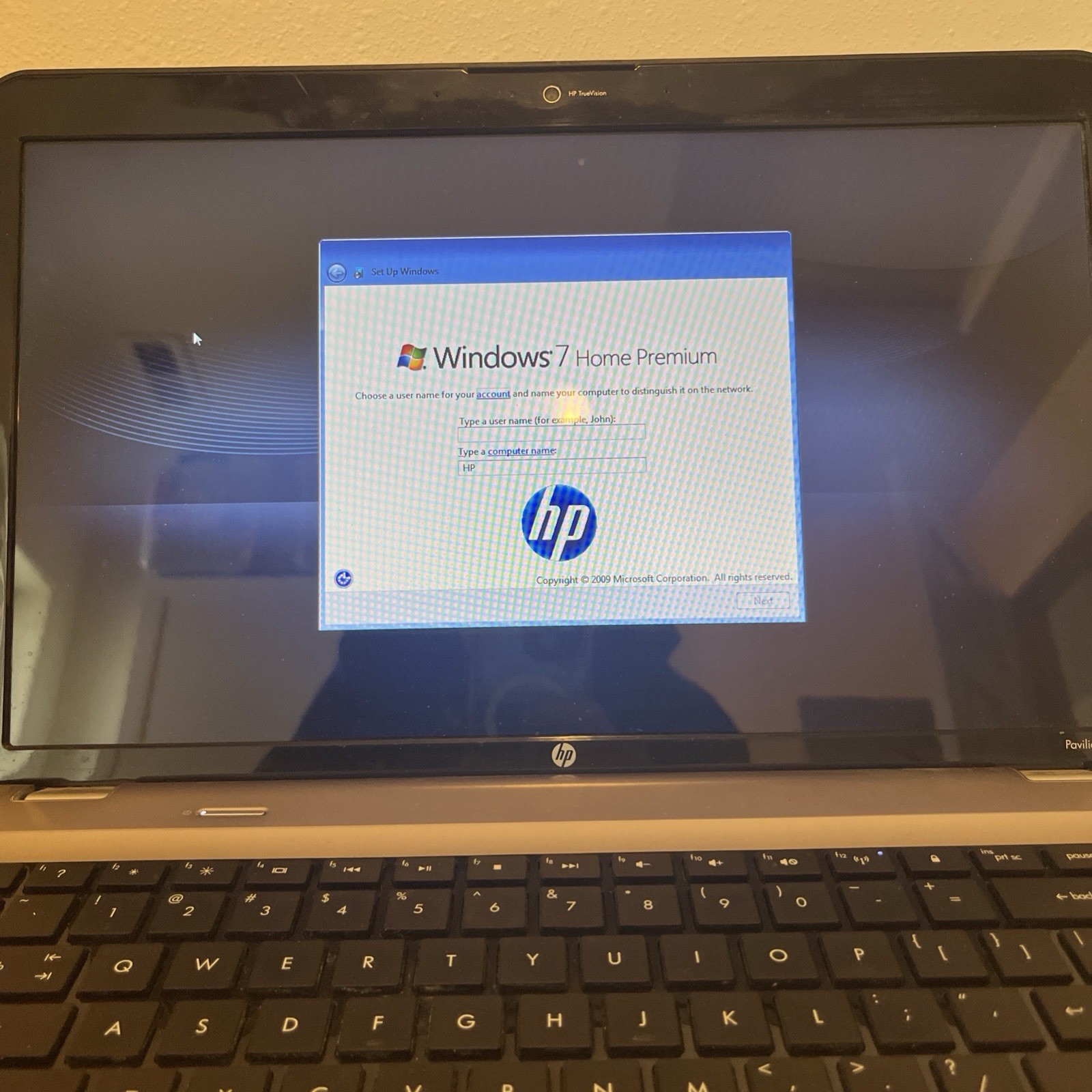 Hewlett-Packard (HP) Pavilion DV6 laptop