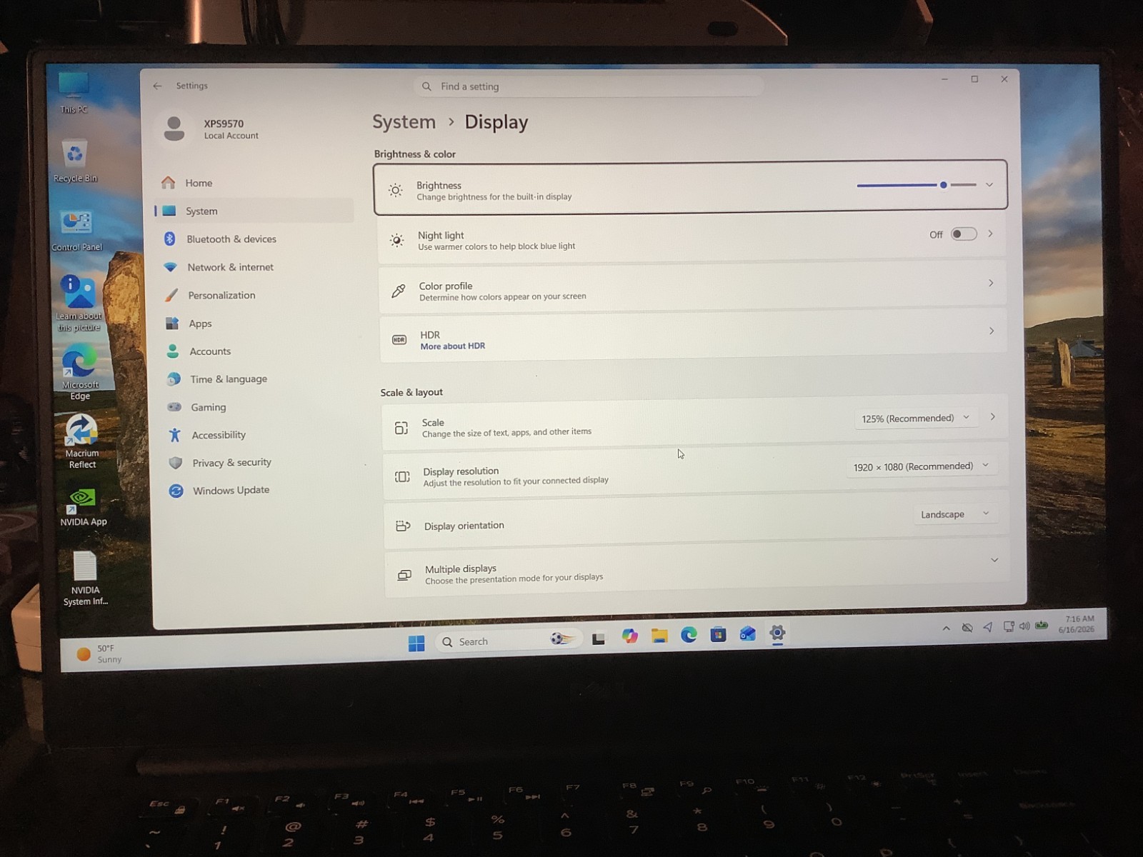 Dell XPS 9570, Gaming-GTX1050Ti, i7-8750H, 16GB – 512GB Windows 11 Home #5ZJY6S2
