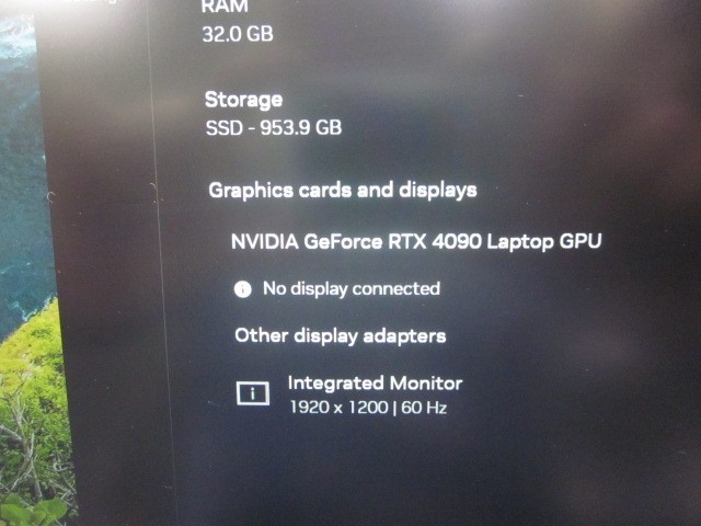 Dell Precision 7680 I7-13850HX @ 2.1GHz 1TB 32GB WIN11PRO RTX4090