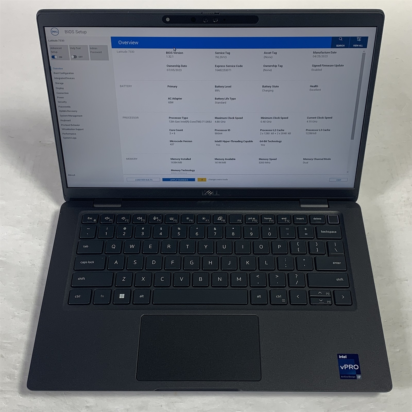 Dell Latitude 7330 13.3″ Laptop i7-1265U 1.8GHz 16GB 512GB NVMe SSD – Win 11