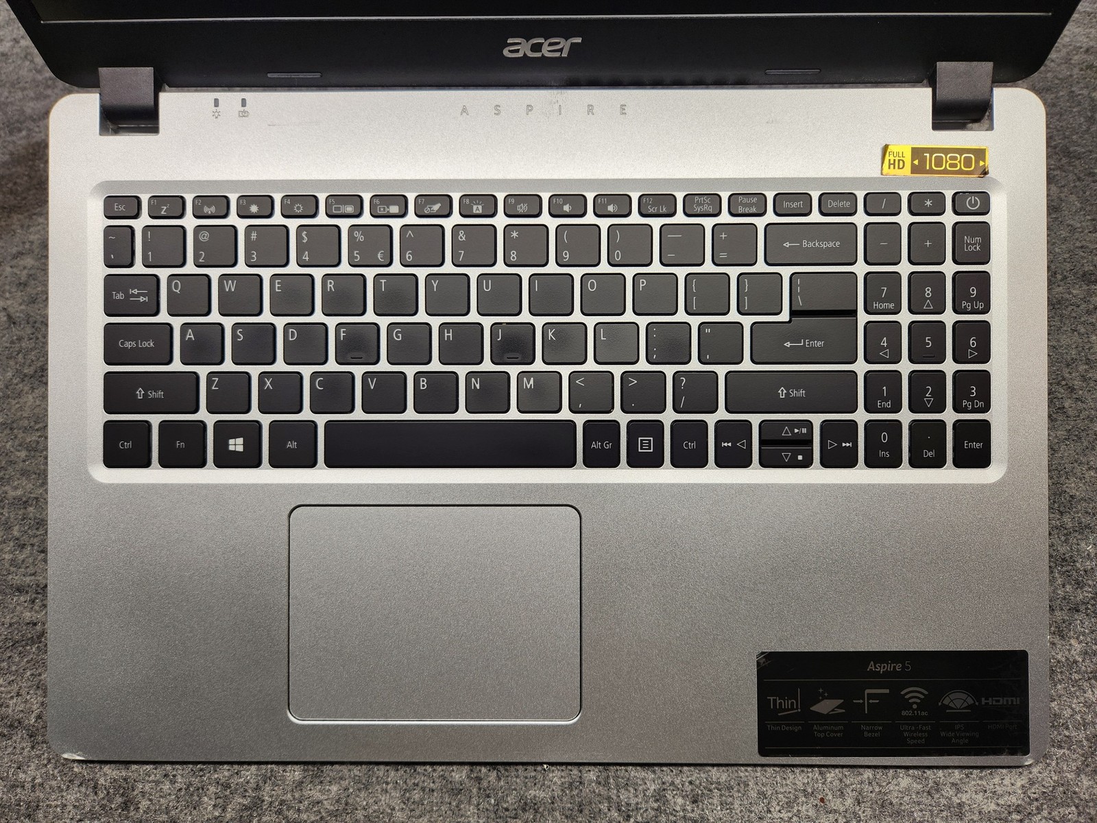Acer Aspire 5 N19C3 15.6″ Laptop AMD Ryzen 3 3200U 2.6GHz 4GB RAM 128GB SSD