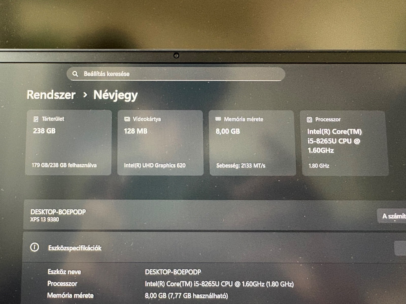 dell xps 13 9380
