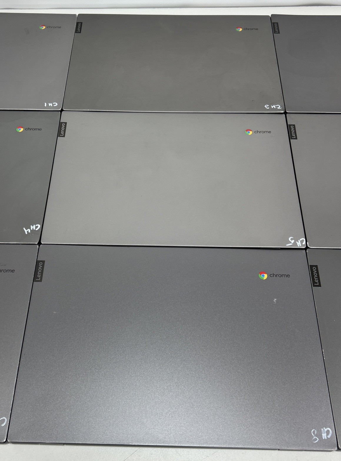 LOT OF 9 Lenovo 14E Chromebook AMD A4-9120 4GB RAM 32GB eMMC 14″