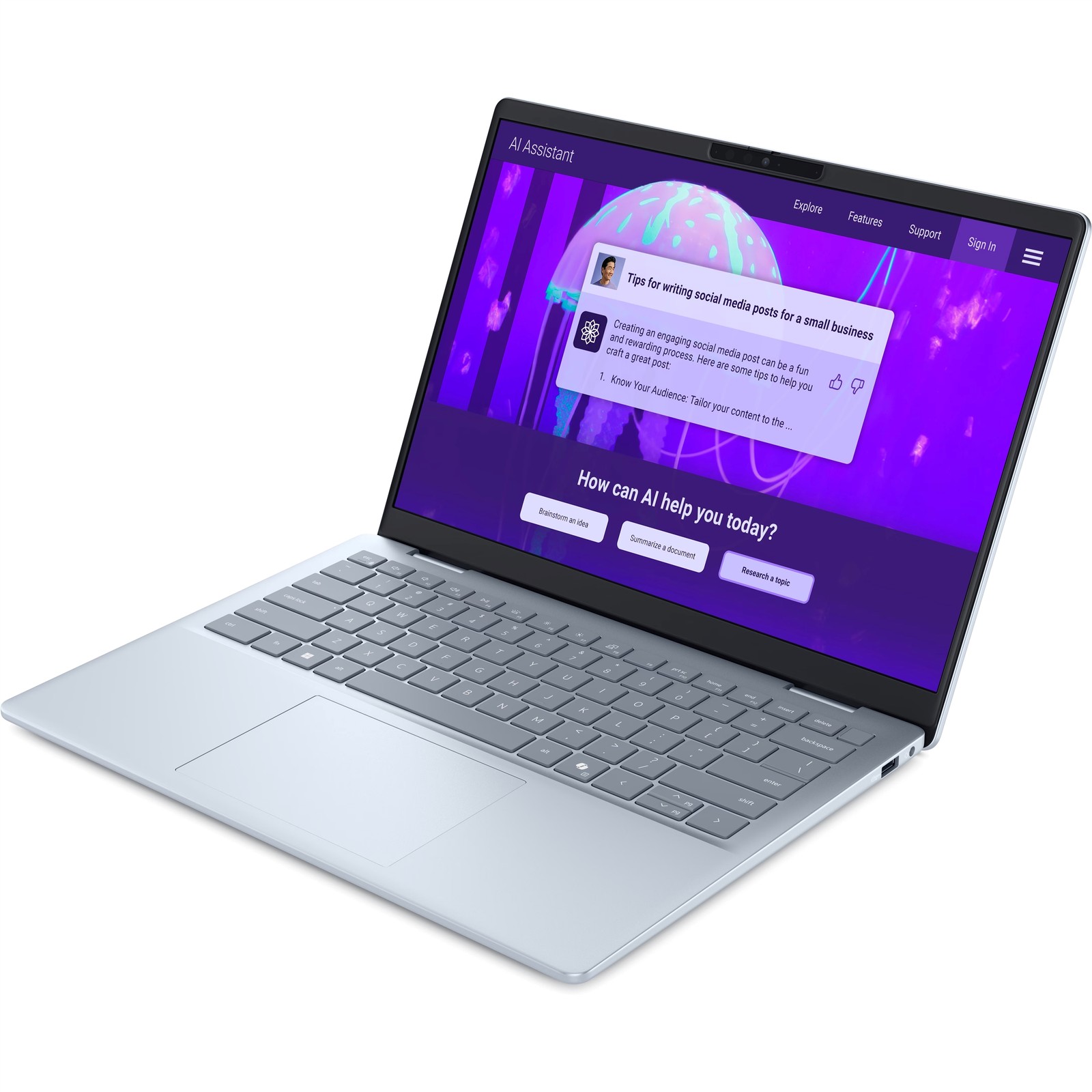Dell 14 Plus DB14250 14″ Touch Copilot+ PC Core Ultra 9 288V 32GB 1TB SSD WIN11P