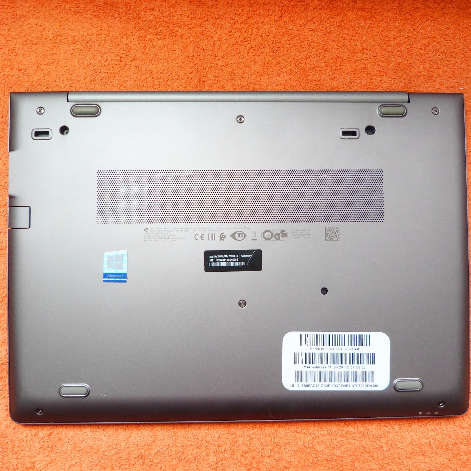 HP ZBook 14u G6 ELITE WORKSTATION l 32GB RAM l 2TB SSD Windows 11 PRO AMD WX3200