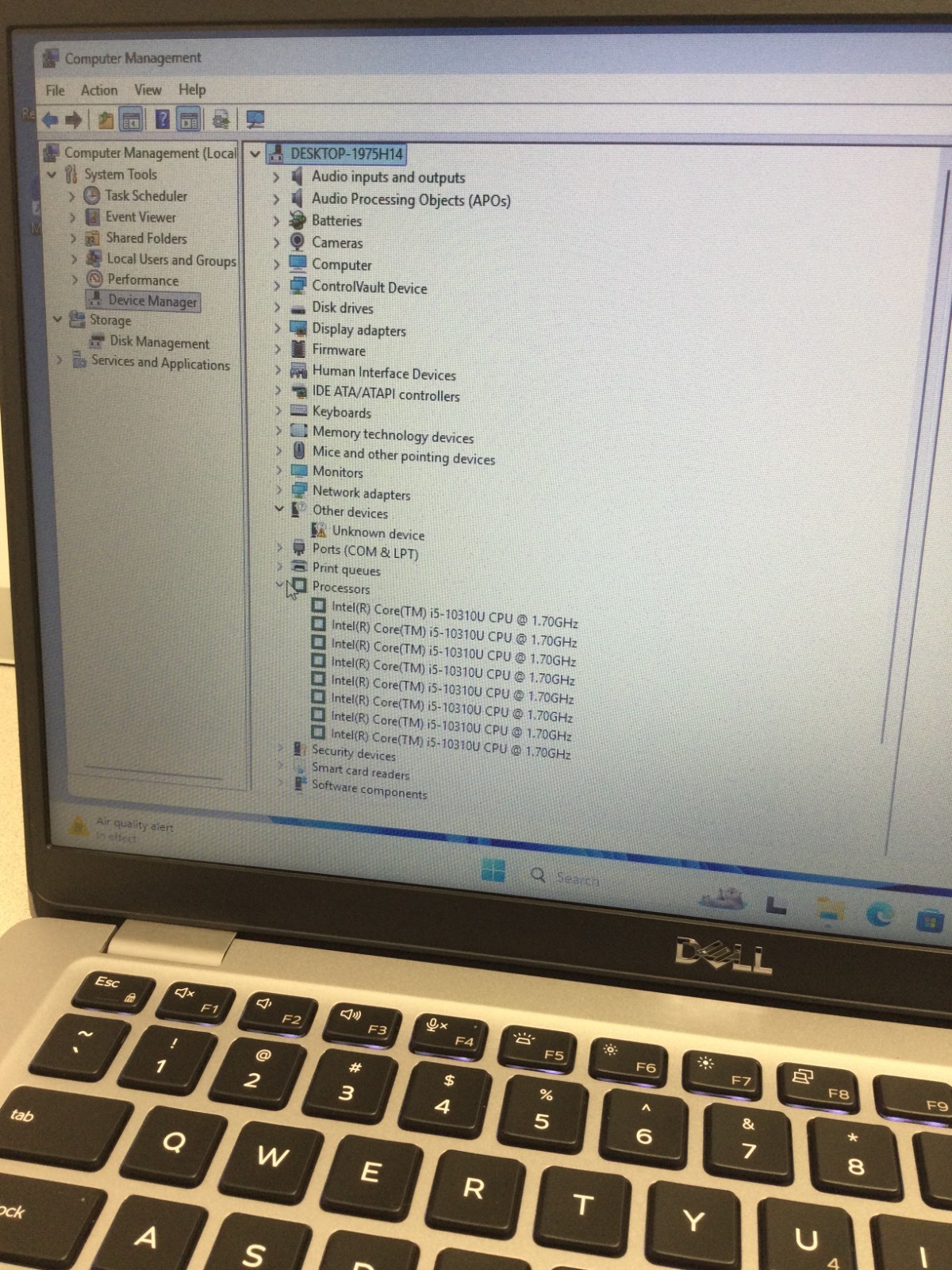 Dell Latitude 5410 14″ (128GB SSD, Core i5-10310U, 1.70GHz, 16GB) WIN 11 PRO