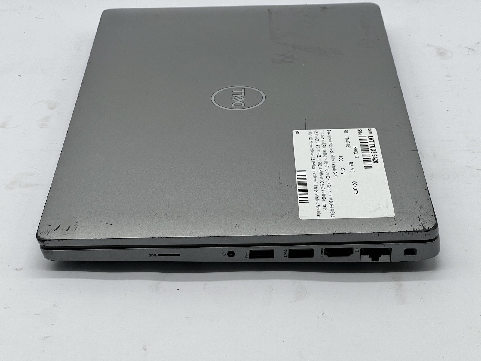 Dell Latitude 5420, i5-1135G7, @ 2.40GHz, 16GB RAM, 256GB NVMe-No OS/Charger