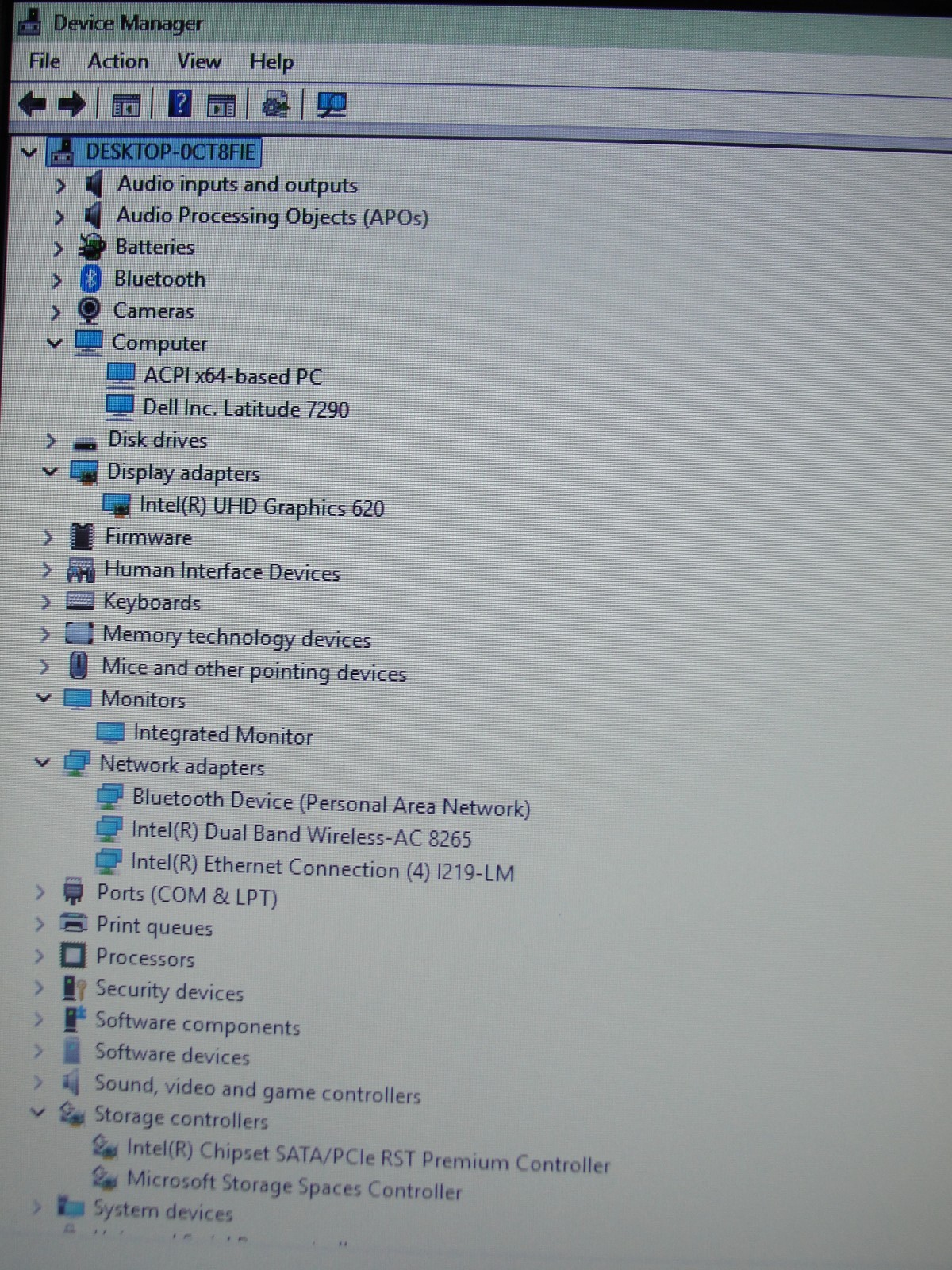 Dell Latitude 7290 12.5”HD Intel Core i5-8350U 1.7GHz 8GB RAM 256GB SSD +Charger