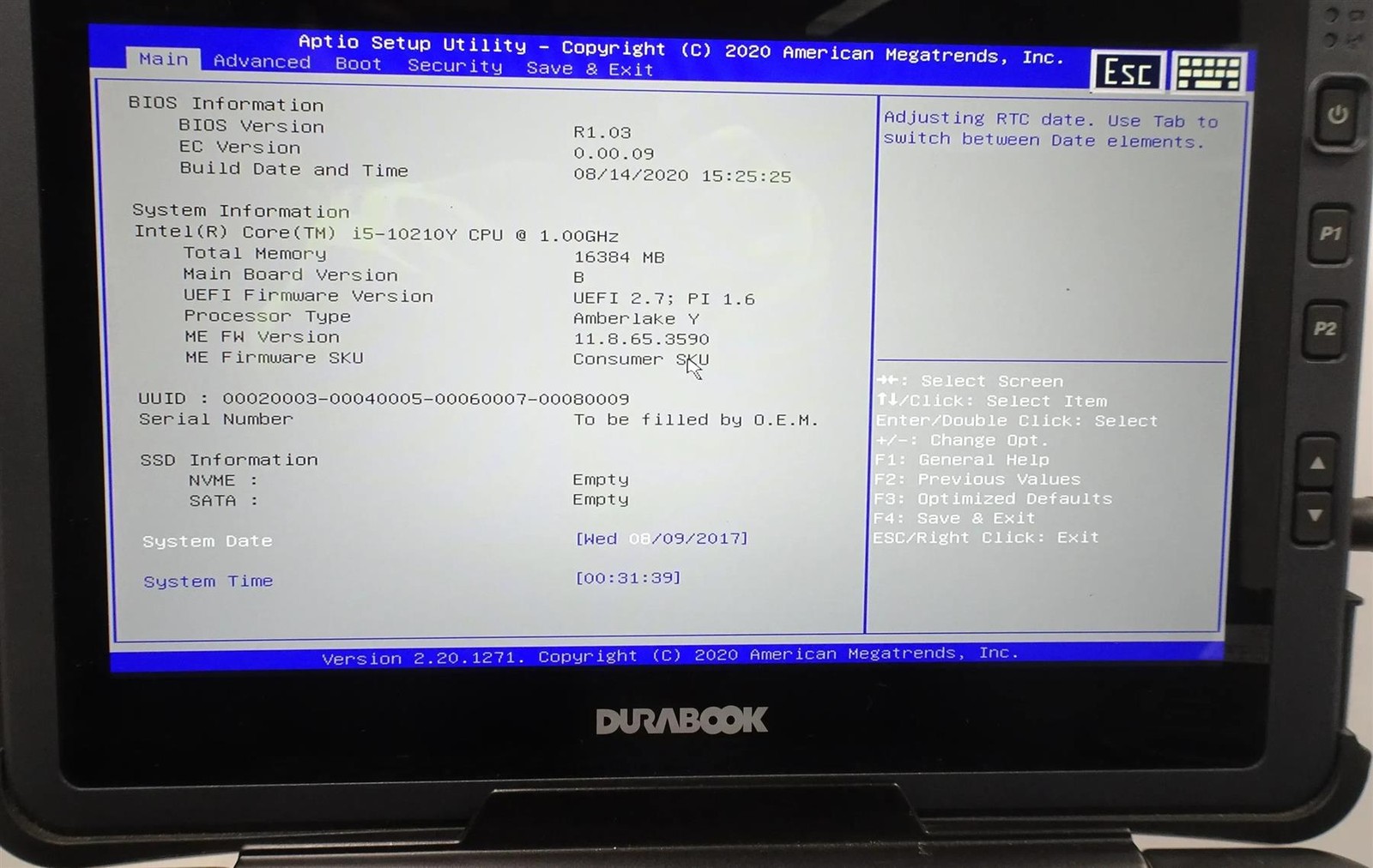 Lot of 10 DURABOOK U11i Rugged 11.6″ Core i5-10210Y 1.00GHz 16GB – No SSD