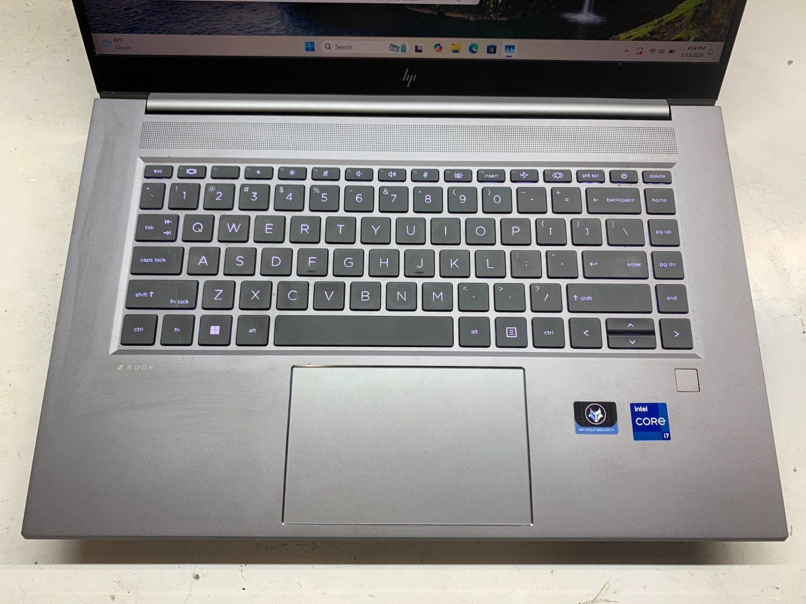 HP Zbook Studio G8 Intel Core i7-11800H 2.3GHz 16GB Ram 512GB SSD Nvidia T1200