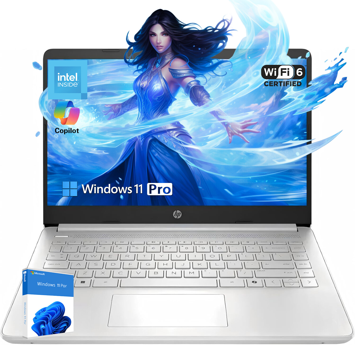 HP 2025 Student Laptop 14″ Intel N150 UP TO 16GB RAM 128GB UFS With Win 11 Pro