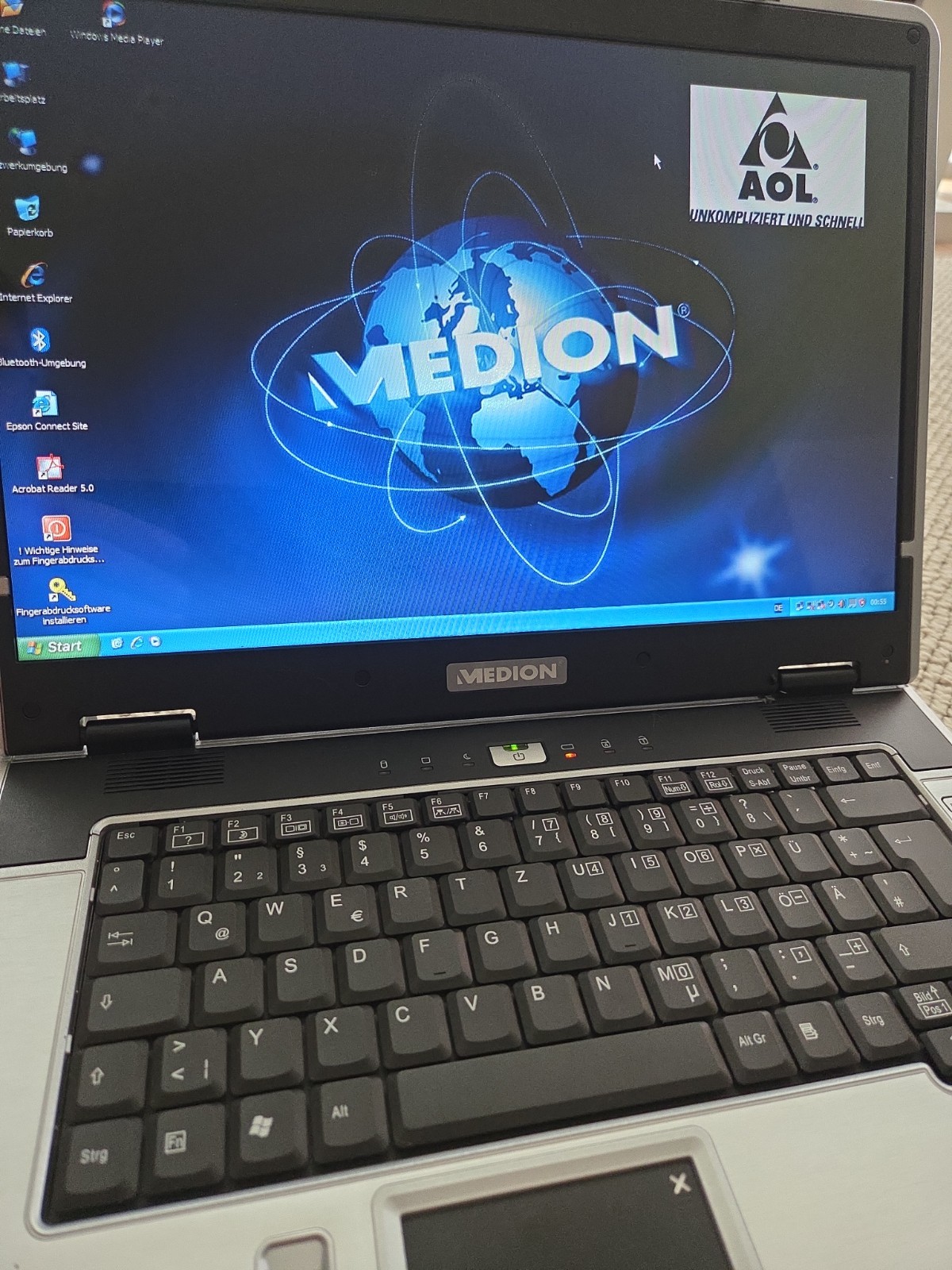 Retro Medion MD95800 Pentium M 1.73GHz ATI X700 XL Windows XP DVI