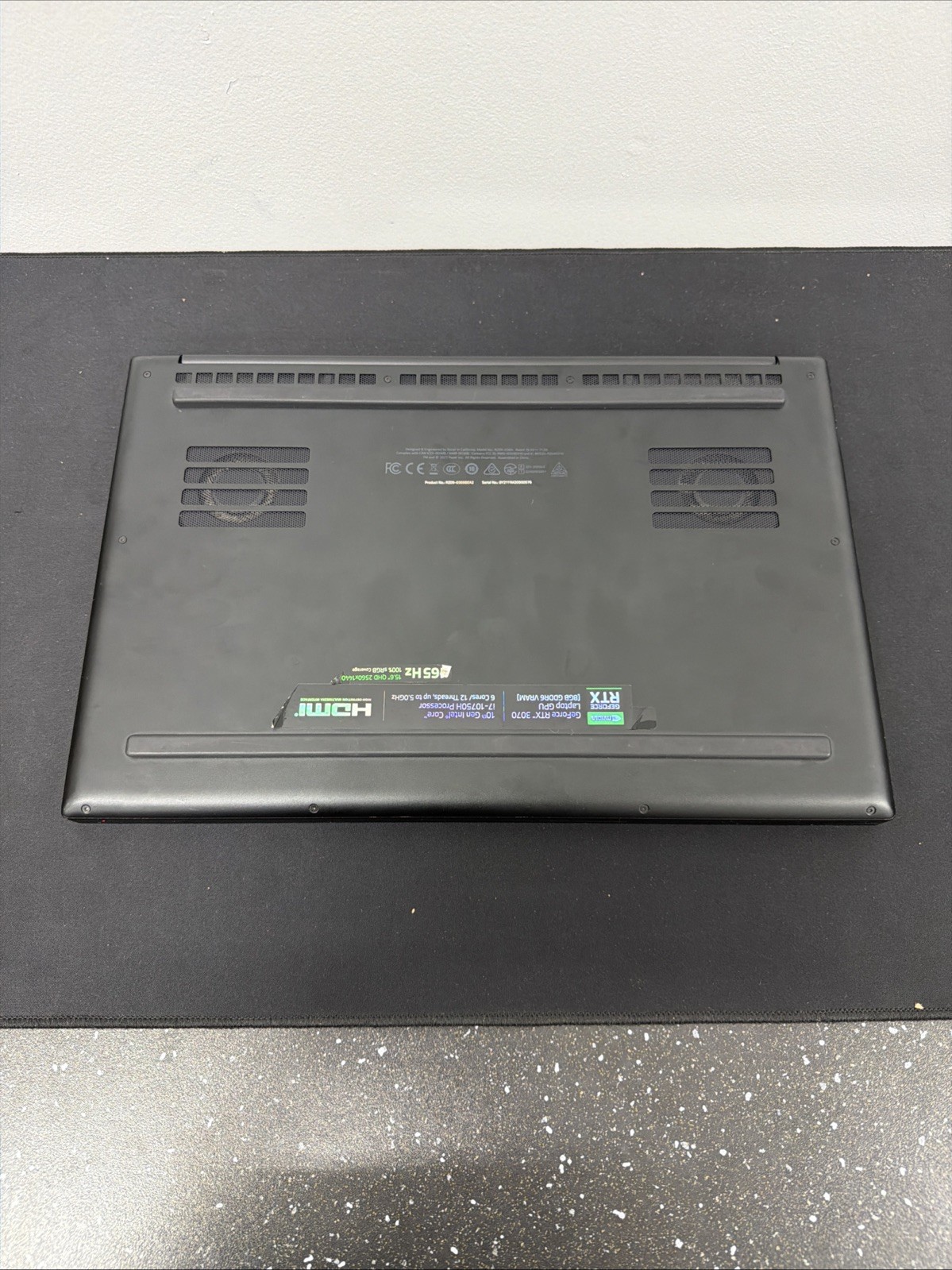 Razer Blade 15 Base Gaming Laptop: Intel Core i7-10750H, NVIDIA GeForce RTX 3070