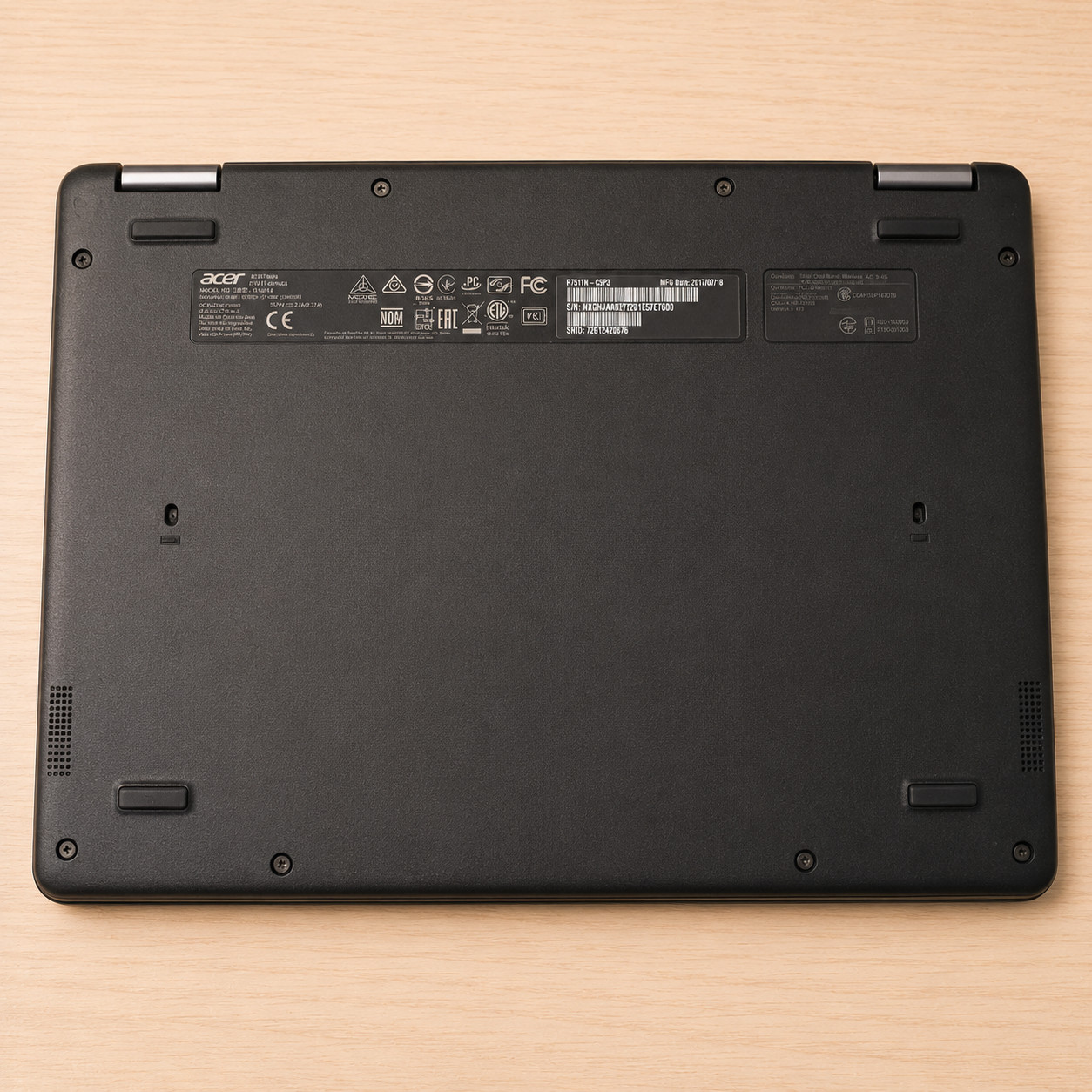 Acer ChromeBook Spin 11 R751T #01 & #02