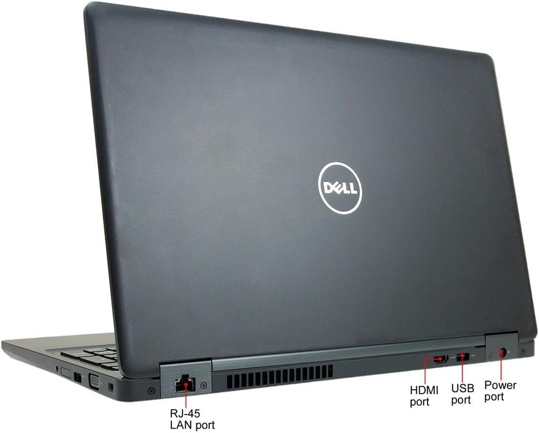 Dell 5580_Windows 11 PRO💻New 512GB M.2 SSD_16GB💻Webcam📢Backlit📢Office 2024