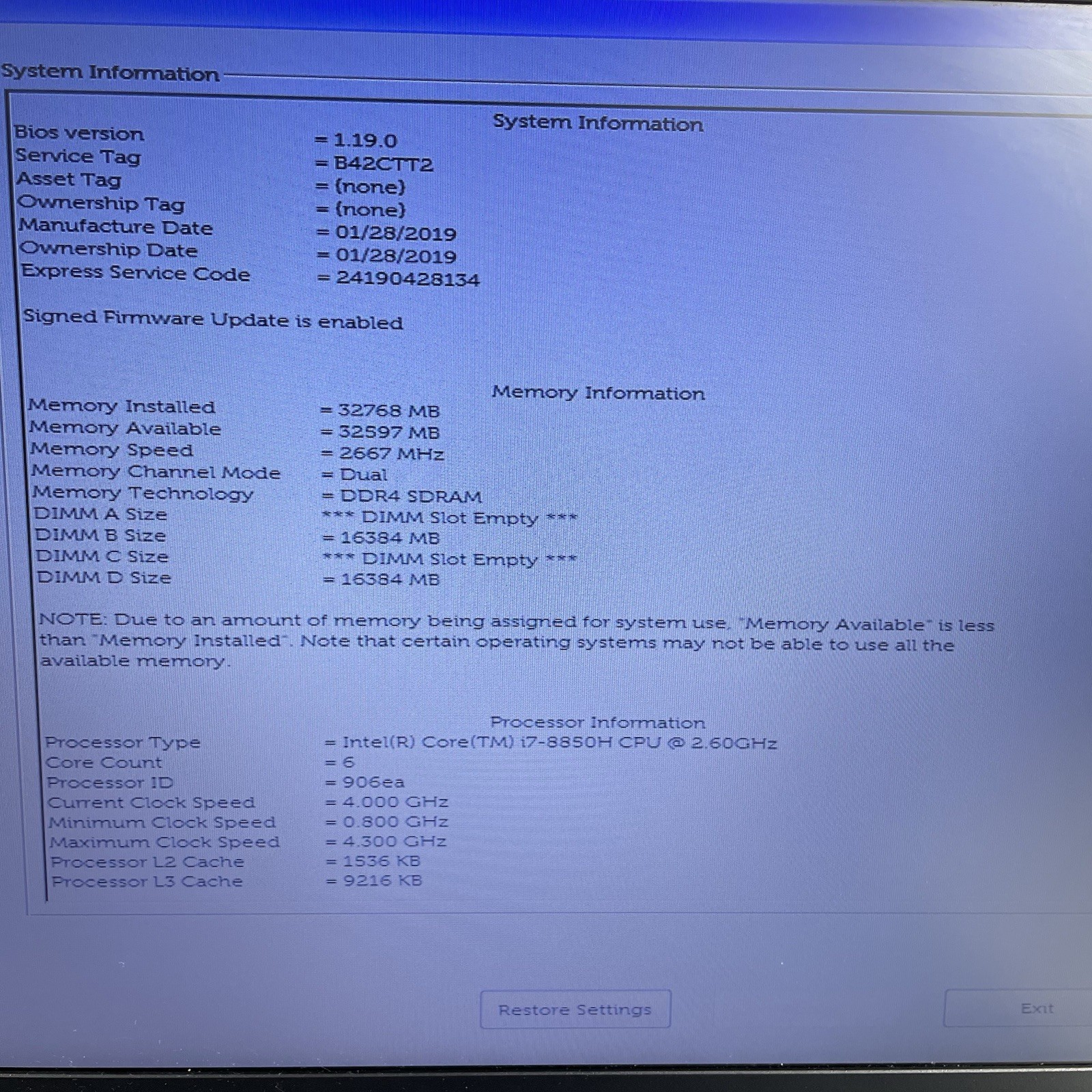 Dell Precision 7730 17.3″ i7-8850H 2.6GHz 32GB RAM NVIDIA No SSD No OS Dent Edge