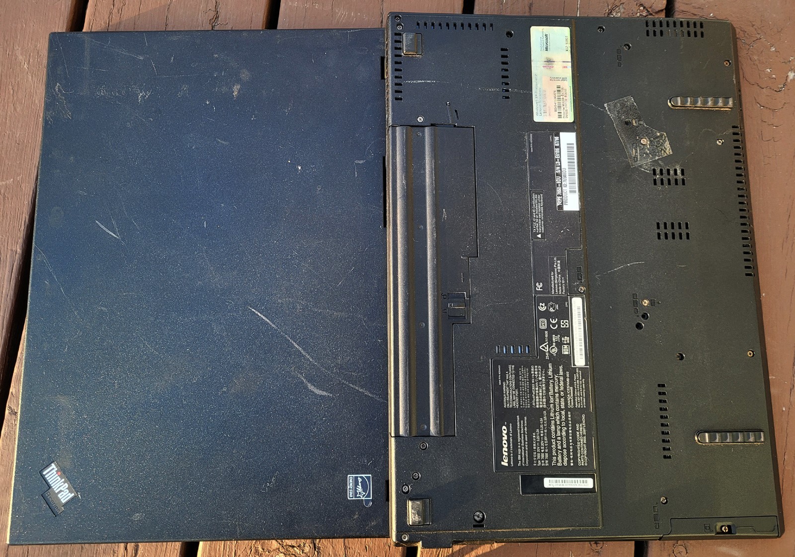Lenovo ThinkPad R61i 15″ Windows XP Laptop Intel Pentium 2GB – FAN ERROR-AS-IS