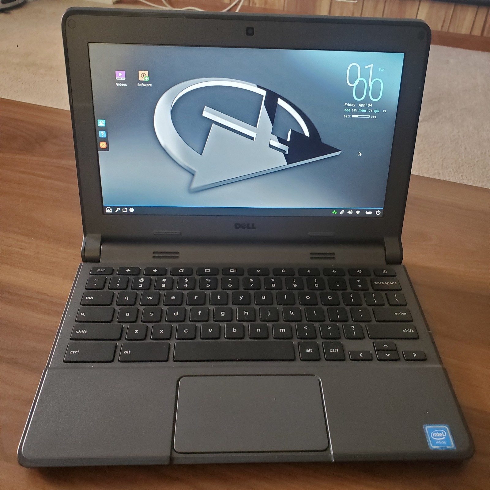 Dell Chromebook 11 With MX Linux Installed