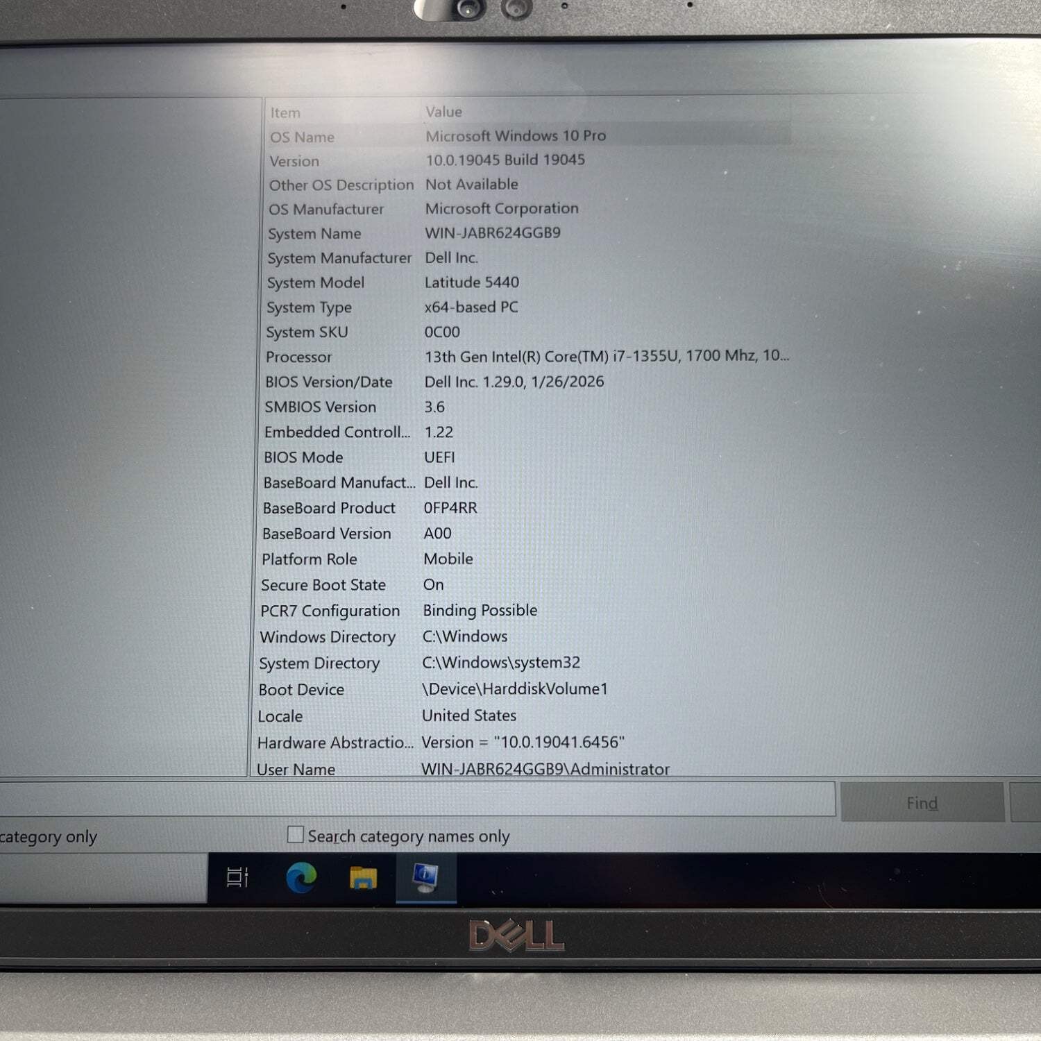 Dell Latitude 5440 14″ i7-1355U 1.7GHz 16GB RAM 512GB SSD
