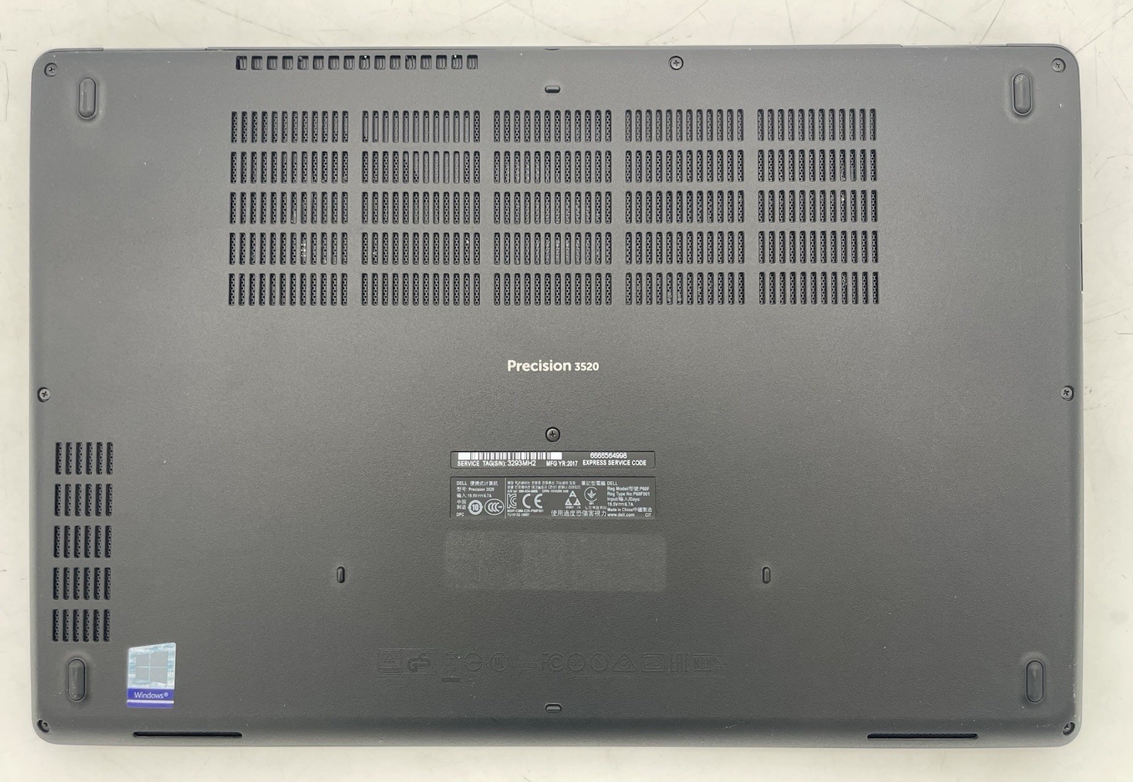 Dell Precision 3520 15.6″ Laptop w/ i5-7440HQ 2.8GHz CPU 8GB RAM 256GB SSD