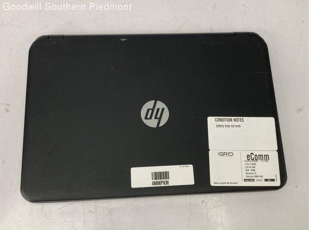 HP 15 Pentium N3520 2.1GHz 4Gb RAM 120Gb SSD – Tested – Read