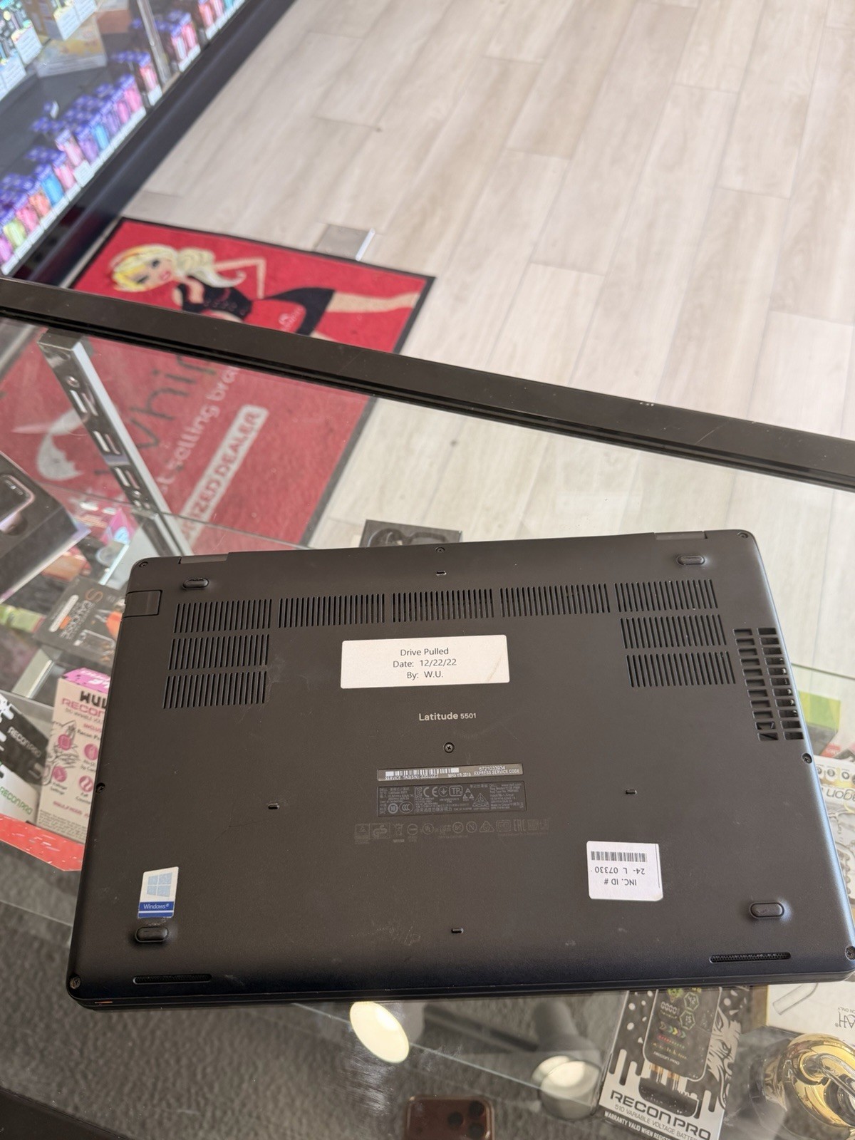Dell Latitude 5501 i5 9400H 2.50GHz 8GB RAM 256GB SSD Win11 Adapter/Excellent