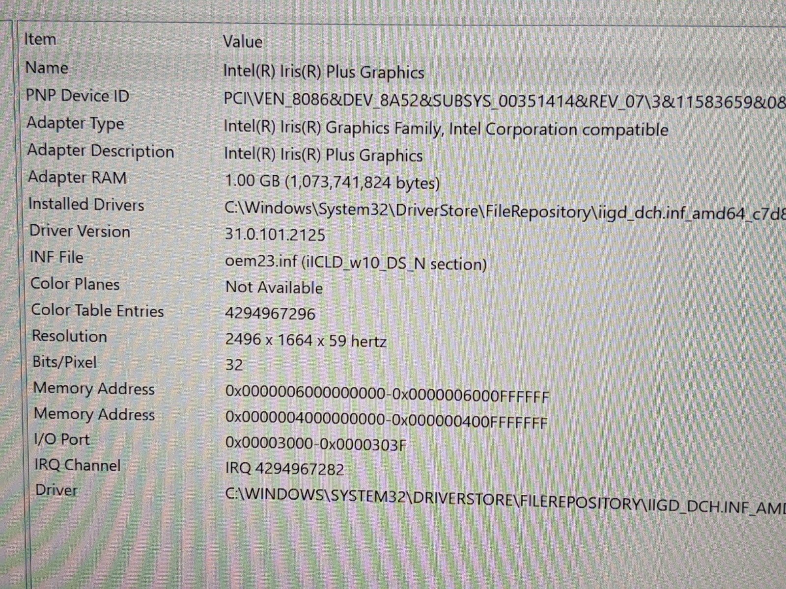 MS Surface Laptop 3 1872 15″ 2496×1664 TOUCH i7-10th Gen 1.3GHz 16GB 512GB AS-IS