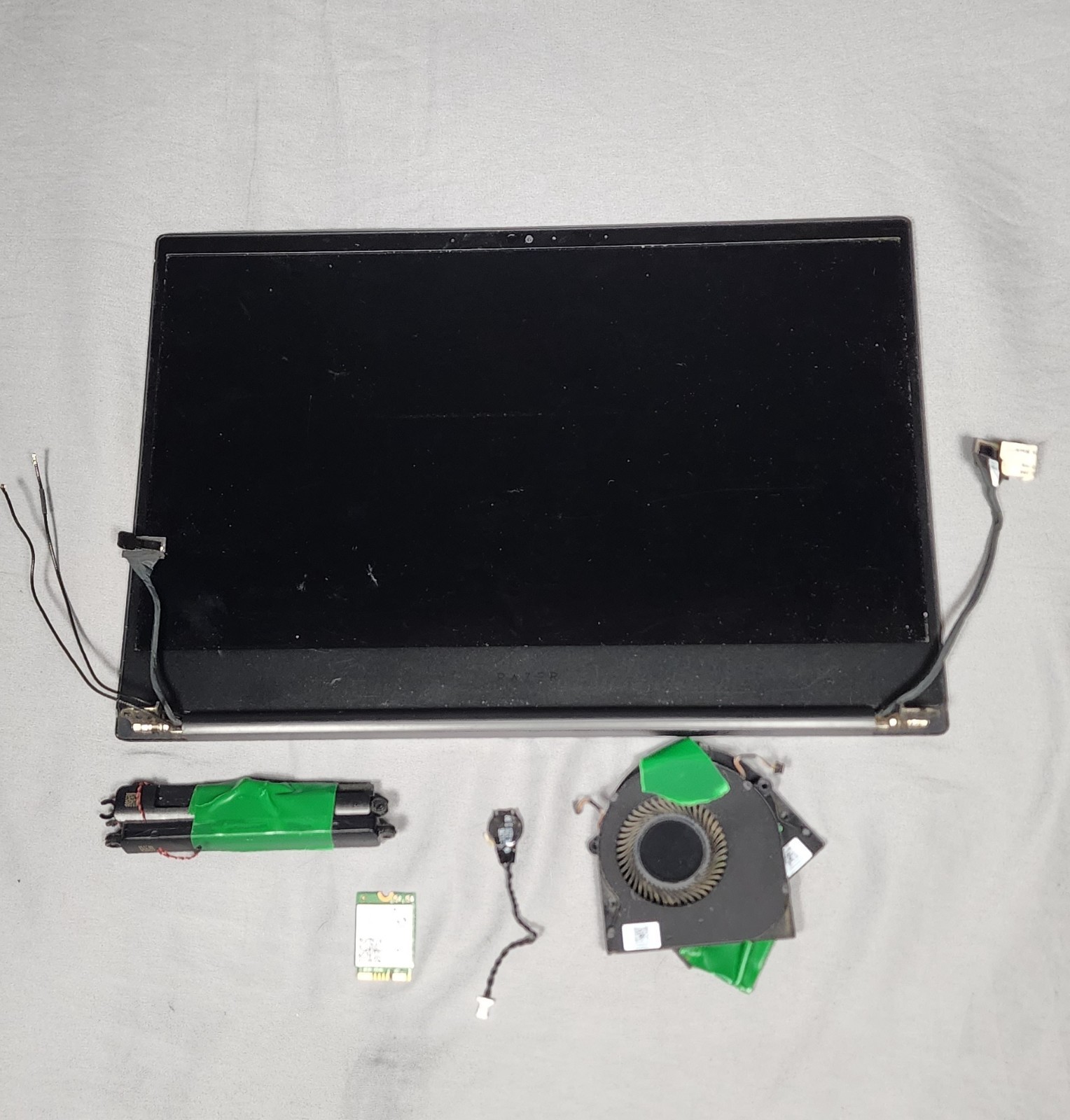 Razer Blade Stealth 13.3 2020 FHD i7 Parts Lot Screen Lid Fan WiFi AS IS
