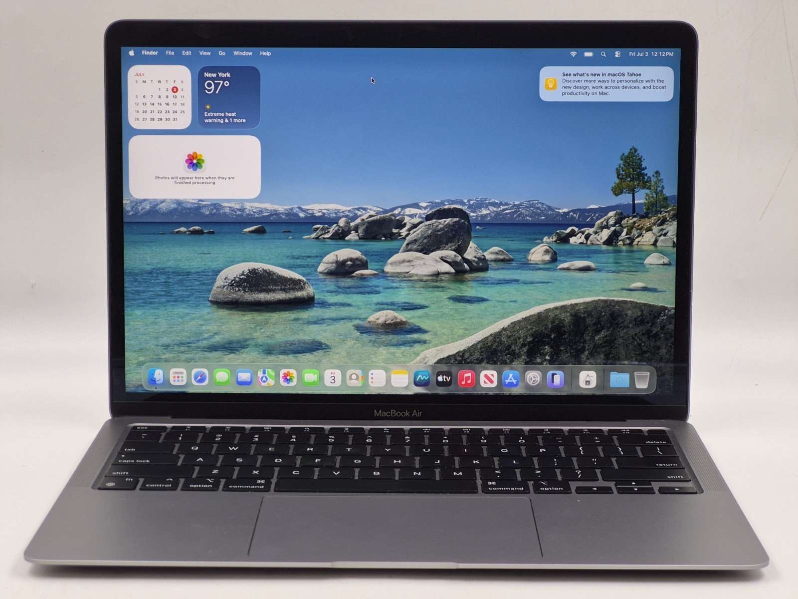 Apple MacBook Air A2337 13″ M1 3.20GHz 8GB RAM 256GB NVMe macOS Tahoe