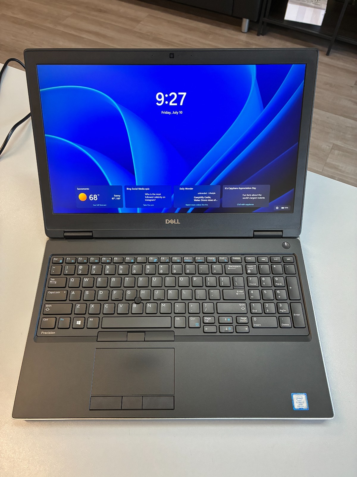 Dell Precision 7530: 15.6″ (4k) / i7-8850H / RAM 32Gb / Quadro P2000 / SSD 1Tb