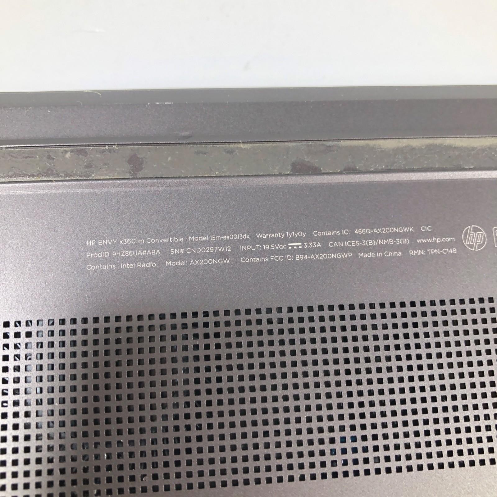 HP ENVY 15M-EE0013DX | AMD RYZEN 5 4500U | 256GB | 8GB | Win 10