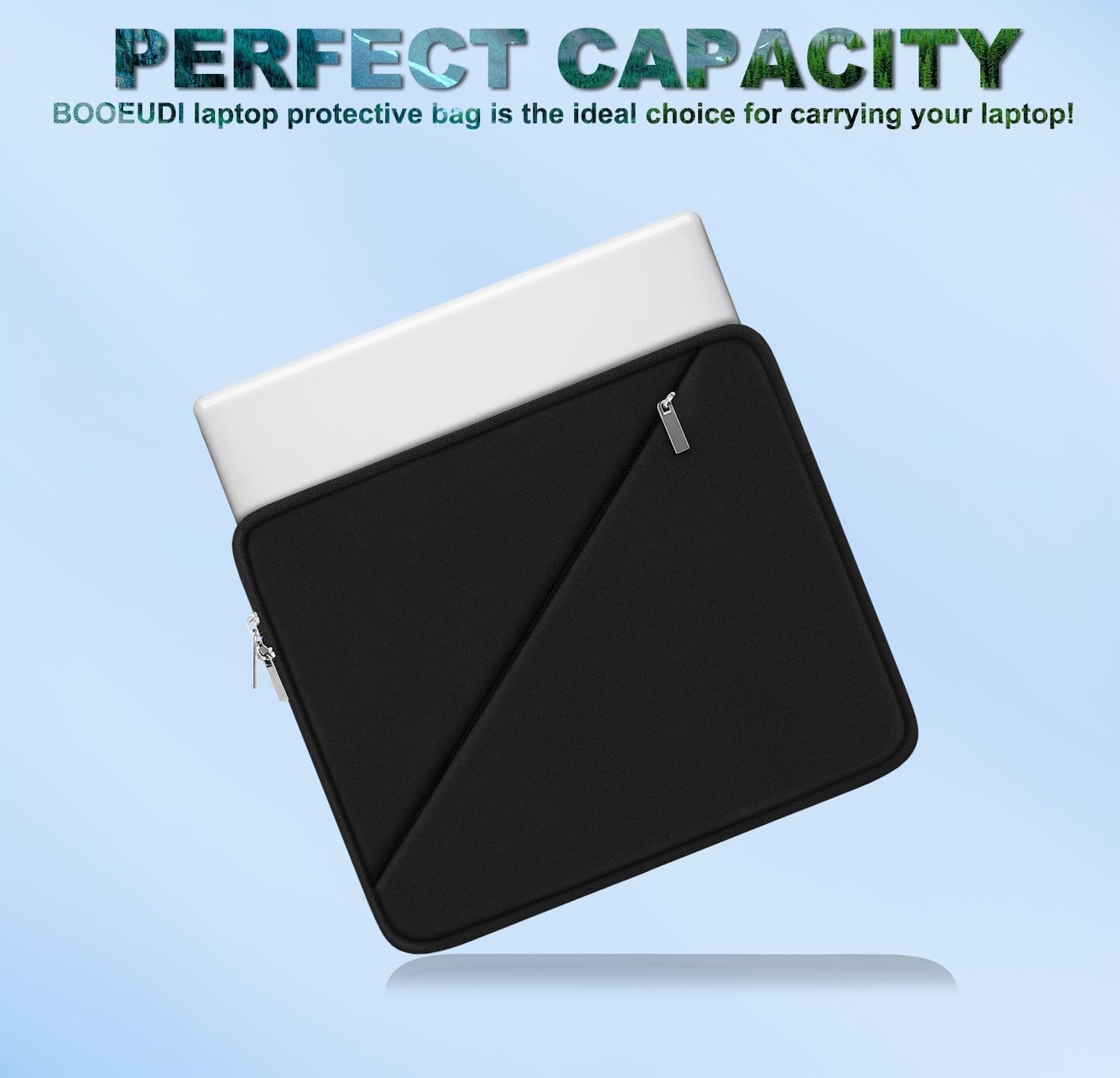 Shockproof 13 inch Laptop Sleeve Case, Travel Bag with Zipper for MacBook Air/Pr