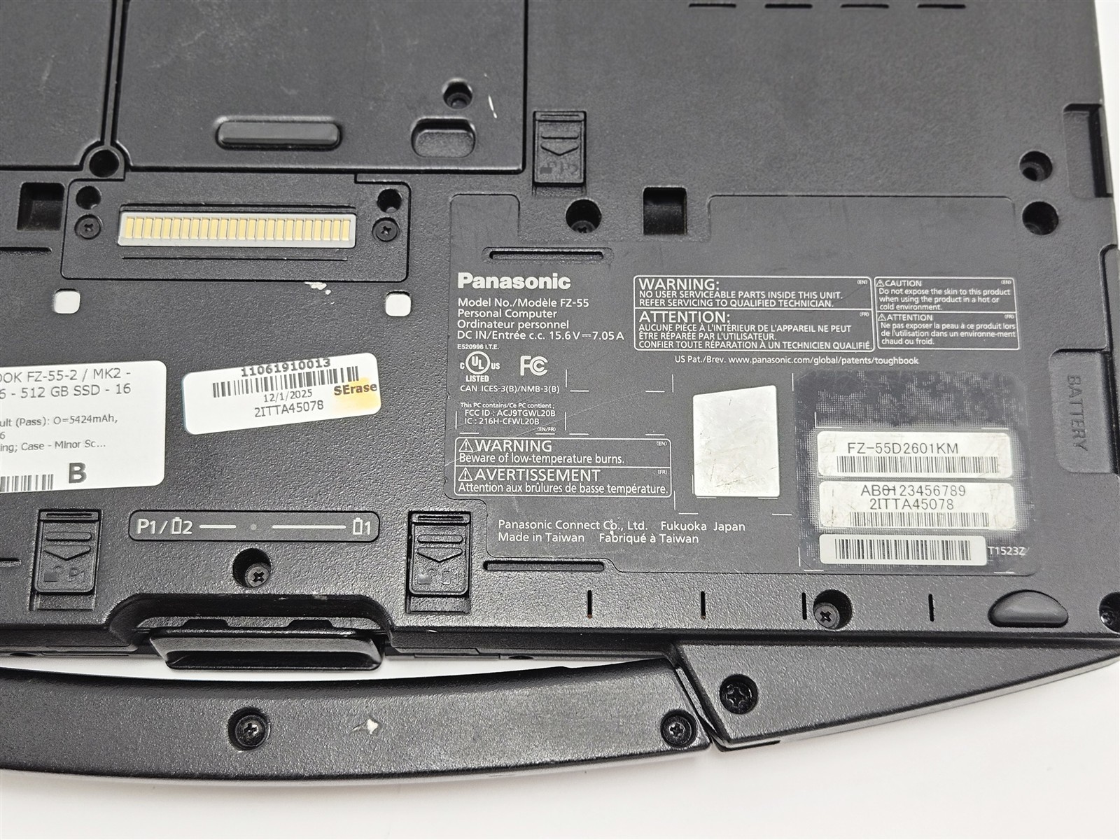 Panasonic Toughbook 14″ FZ-55 MK2 Intel Core i5-1145G7 16GB 512GB SSD 850 Hrs