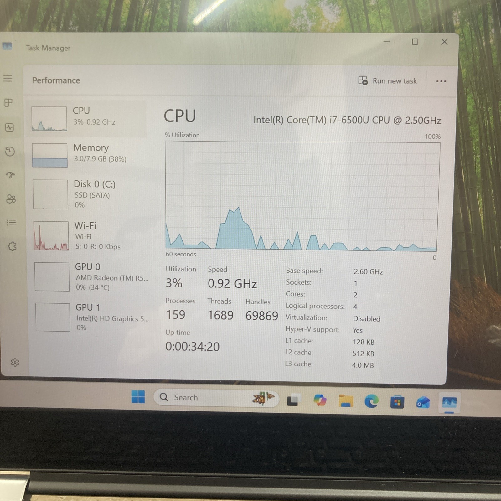 LENOVO Ideapad Flex 4-1470 Laptop 80SA i7-6500U 2.5GHz 8GB 256 SSD Win11