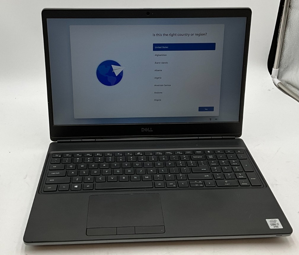 DELL Precision 7550 i7-10850H 2.70gh 32gb 512gb T2000 15.6″ LAPTOP 1YSLZ33 ***